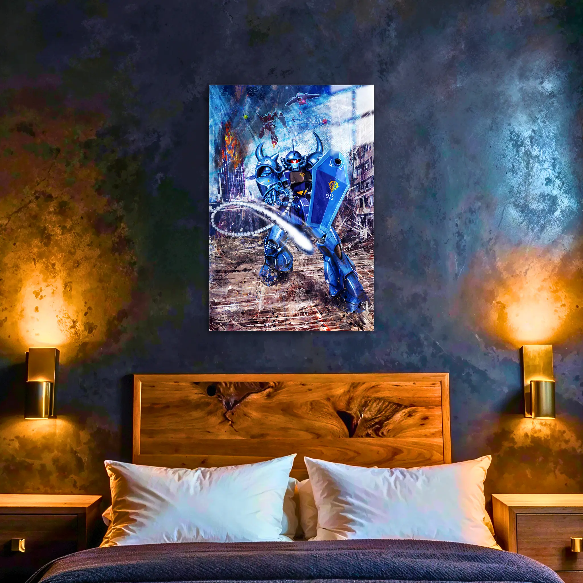 tableau-the-gundam-gouf-torino-lingotto-dans-la-chambre | DreamWay