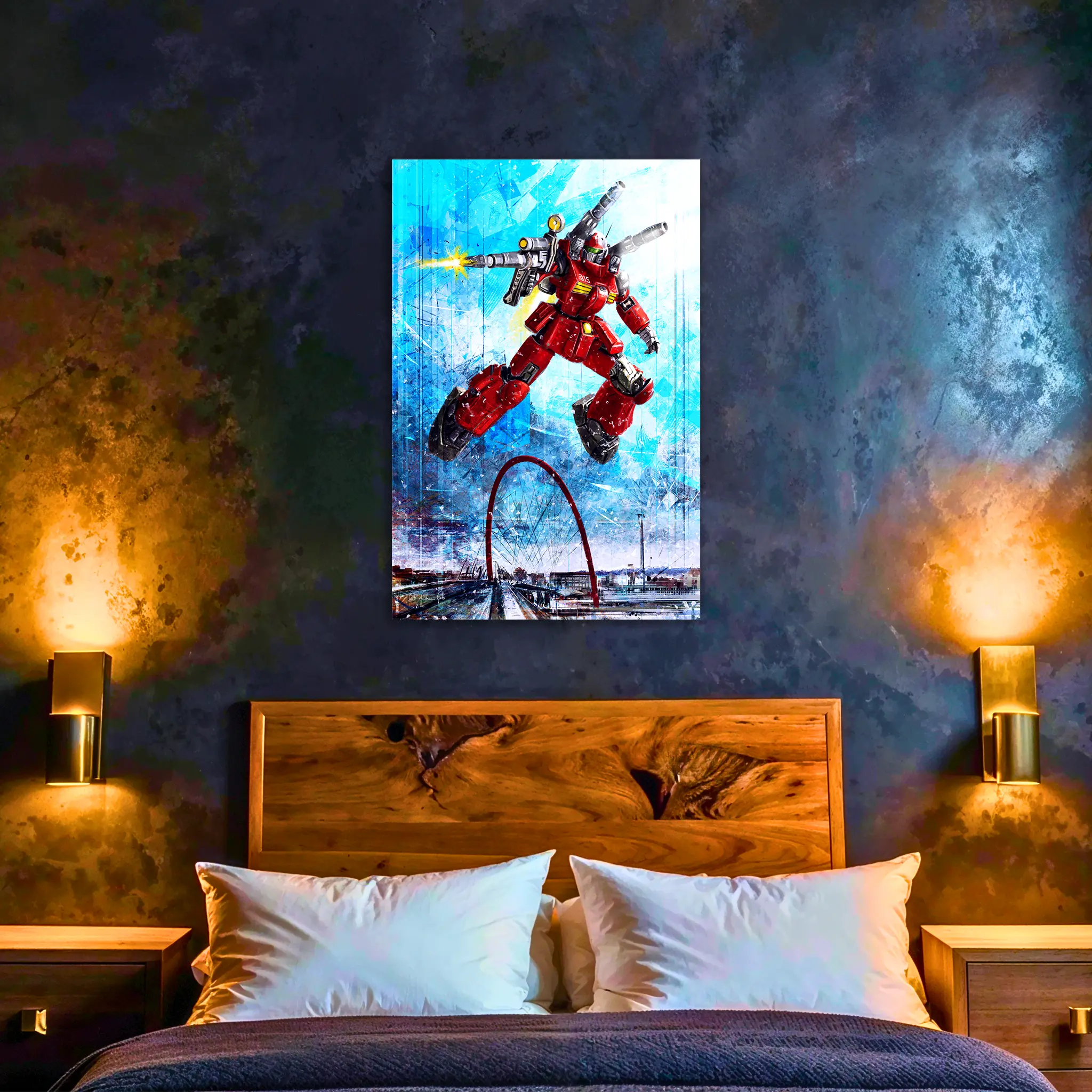 tableau-the-gundam-guncannon-dans-la-chambre | DreamWay