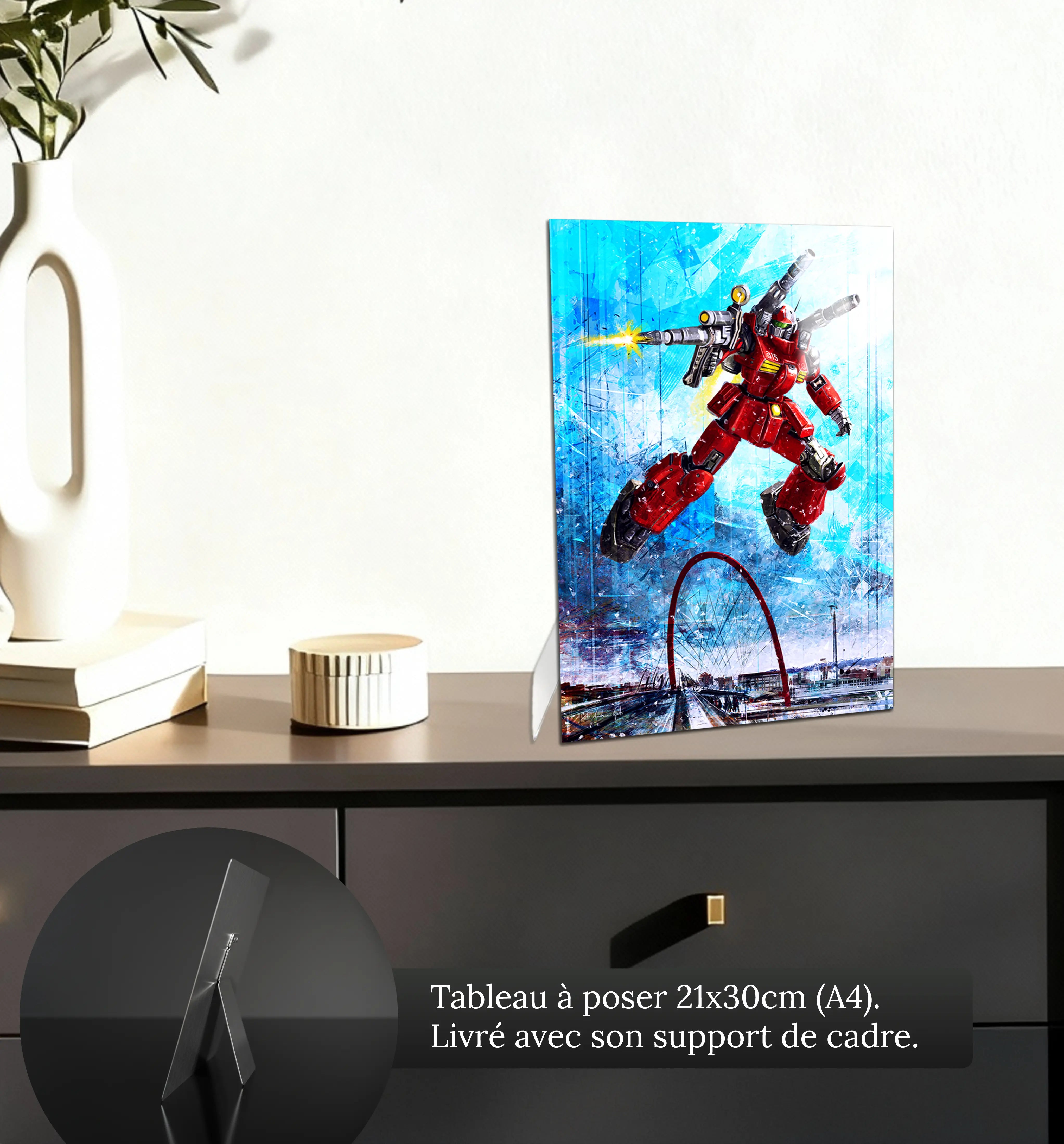 tableau-the-gundam-guncannon-petit-format-a-poser-sur-meuble | DreamWay