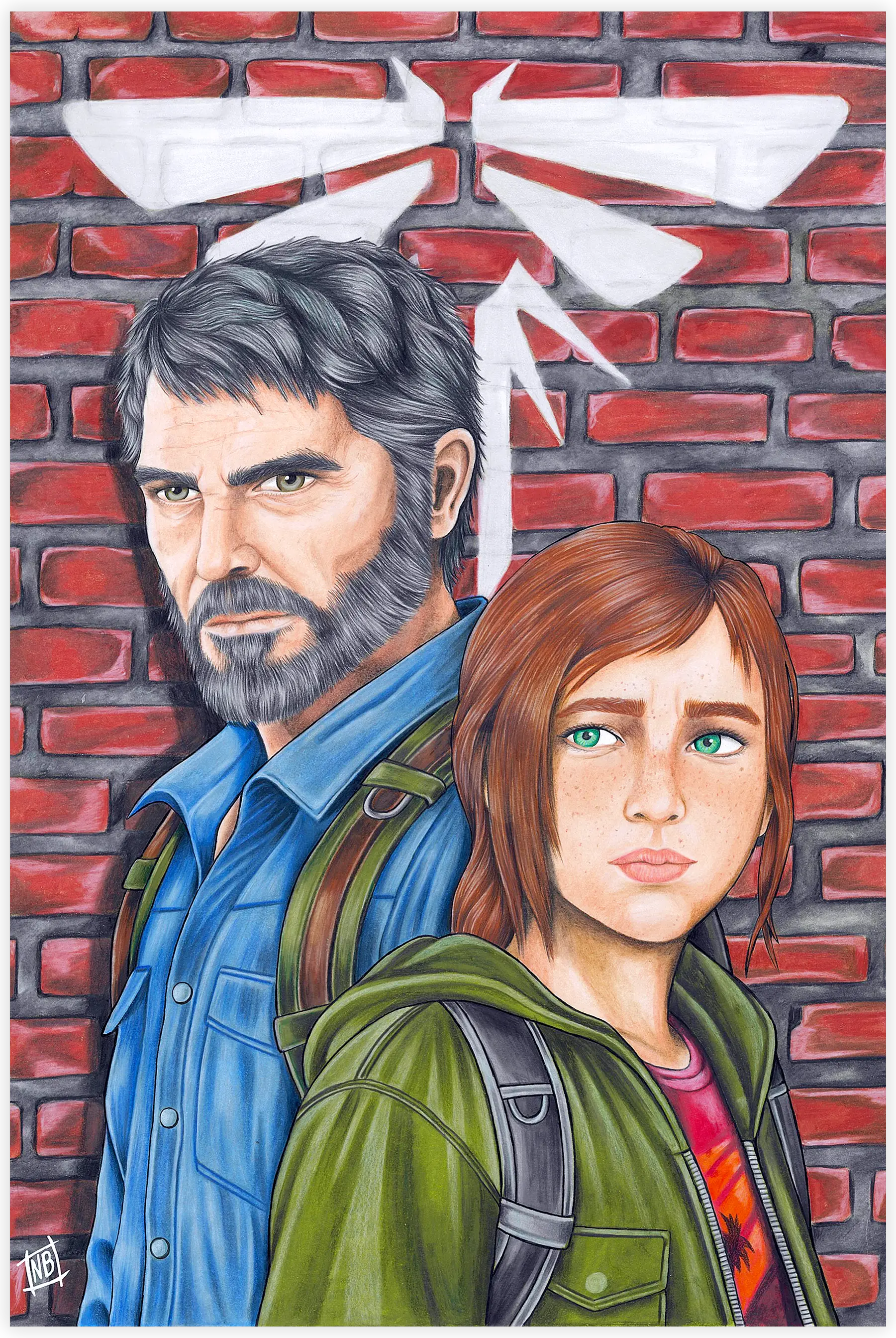 Tableau The Last Of Us Joel Et Ellie
