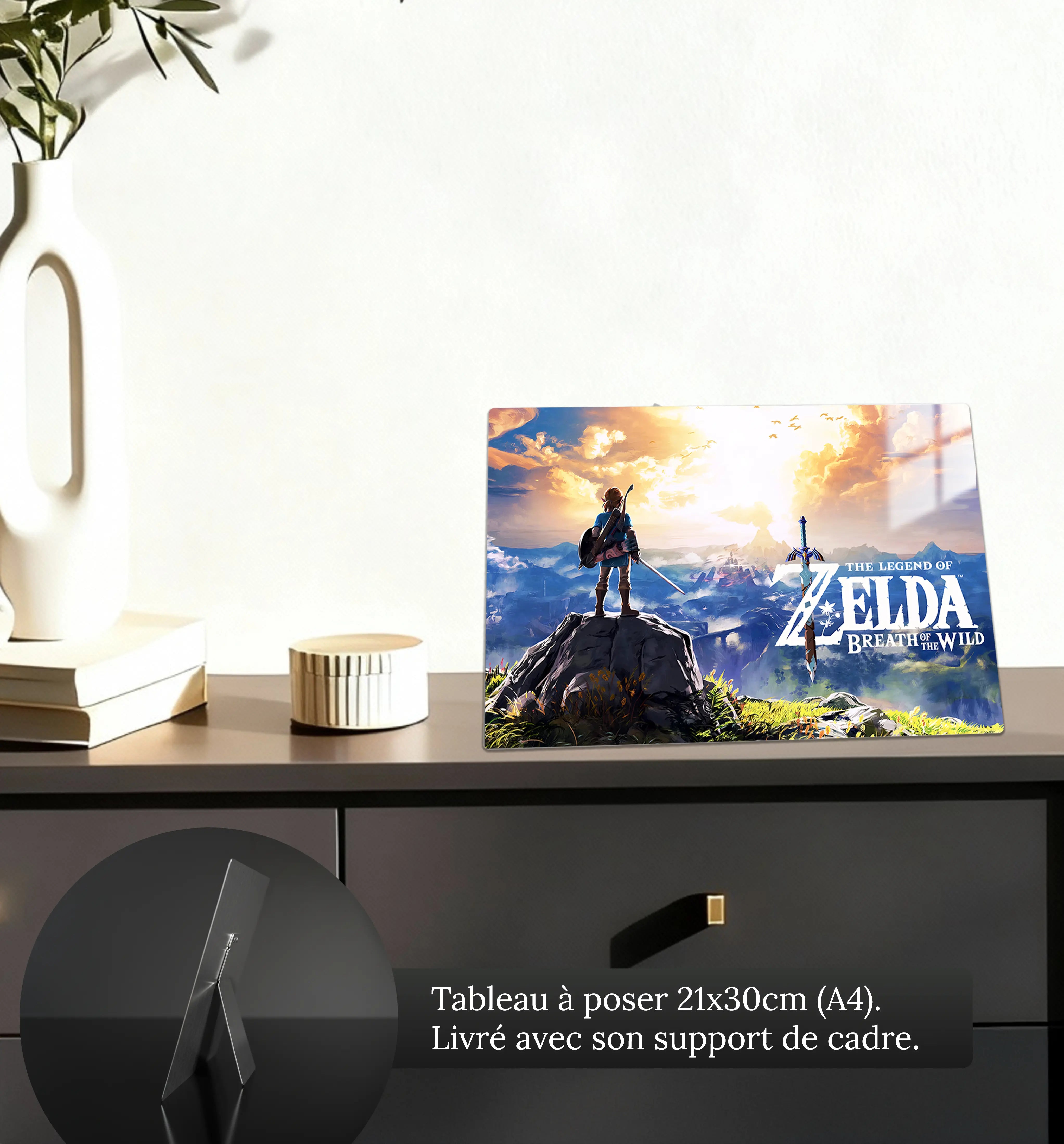 tableau-the-legend-of-zelda-breath-of-the-wild-paysage-petit-format-a-poser-sur-meuble | DreamWay