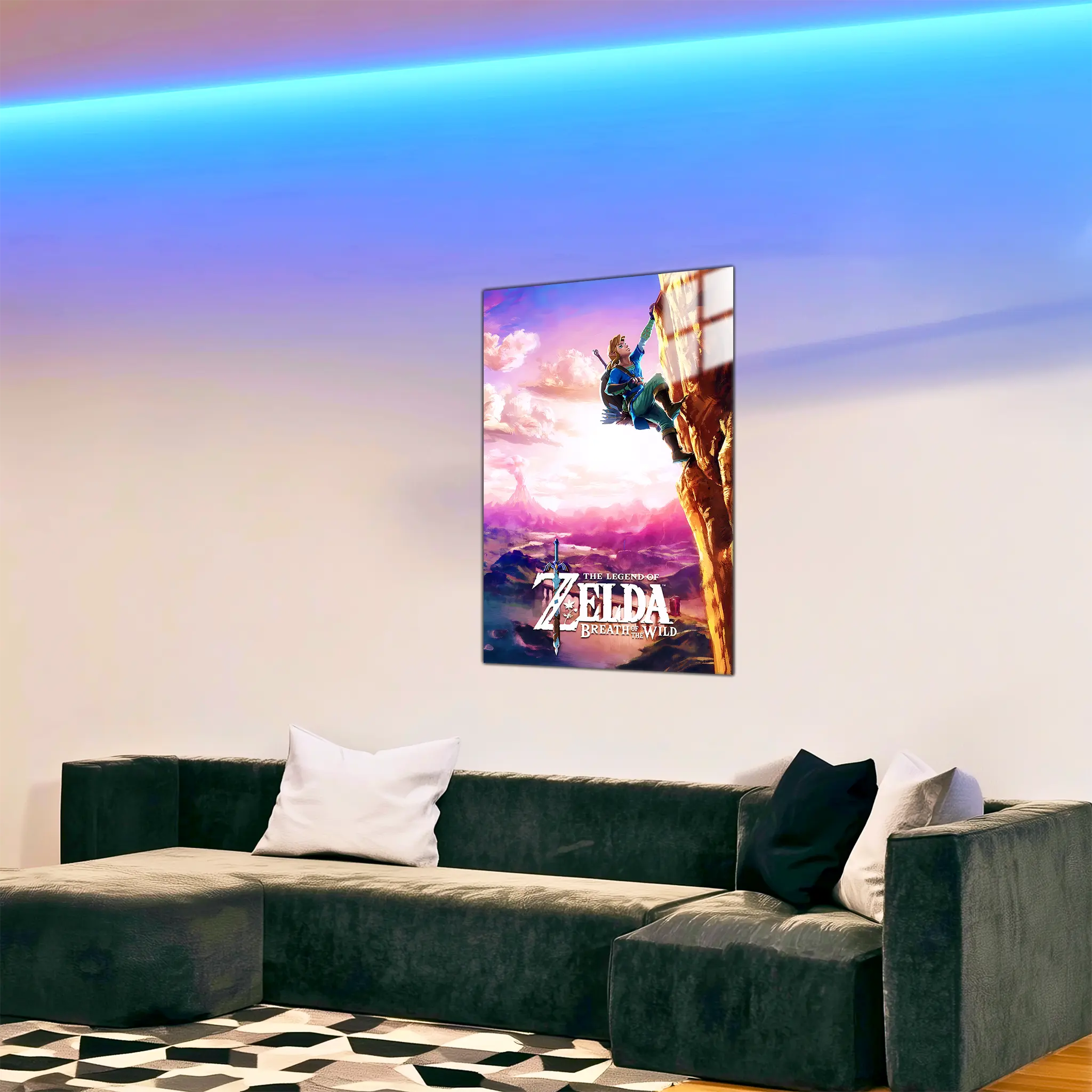 tableau-the-legend-of-zelda-breath-of-wild-dans-le-salon | DreamWay