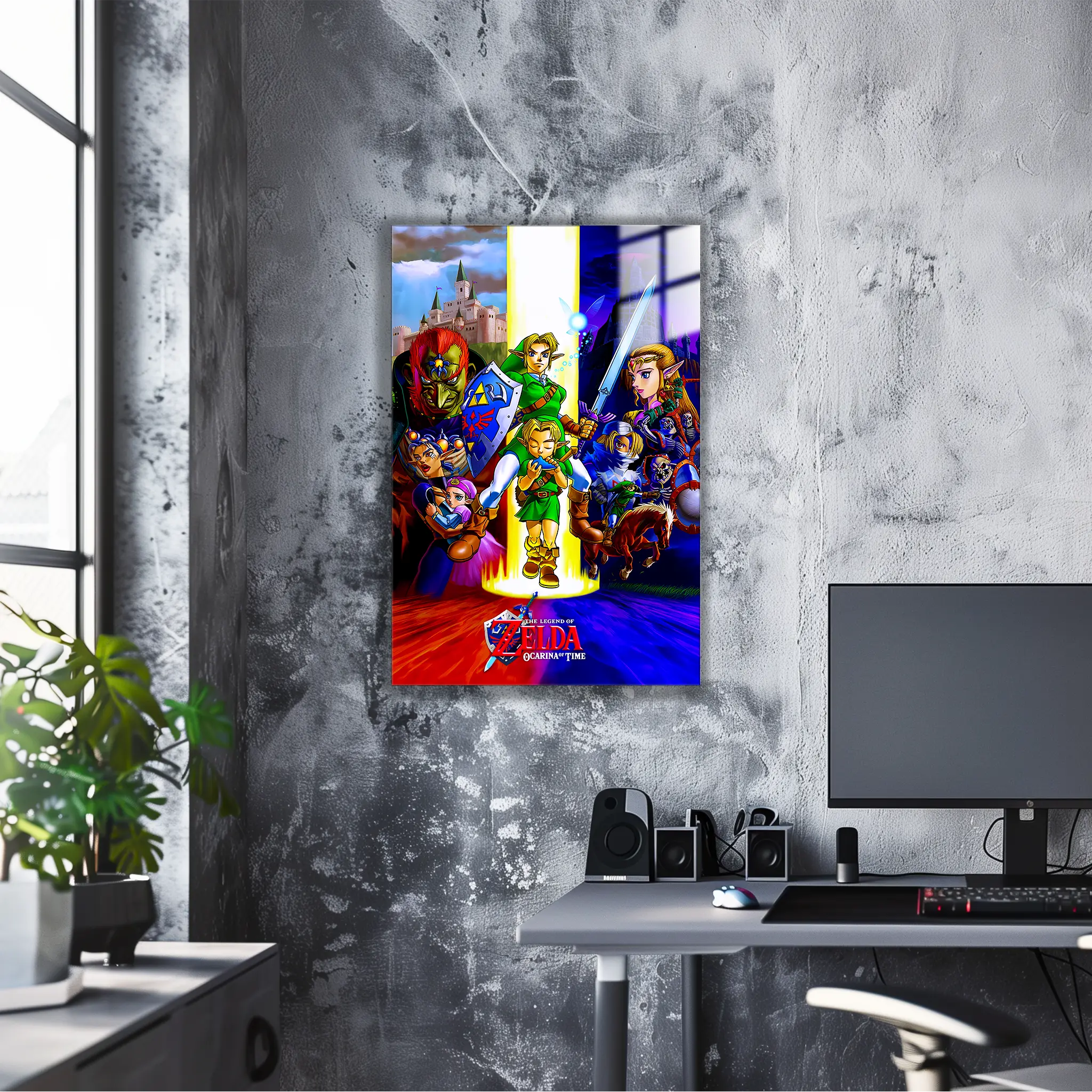 tableau-the-legend-of-zelda-ocarina-of-time-affiche | DreamWay