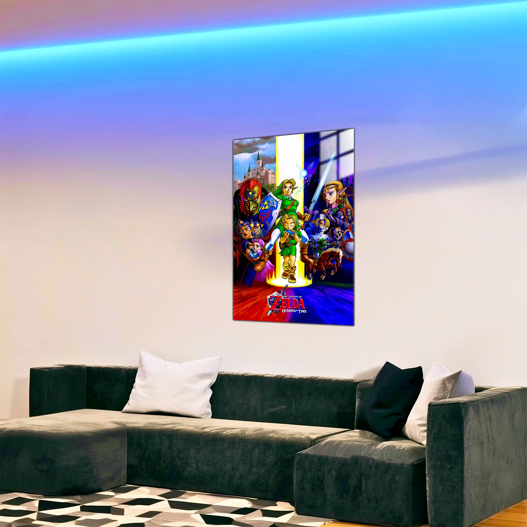 tableau-the-legend-of-zelda-ocarina-of-time-affiche-dans-le-salon | DreamWay