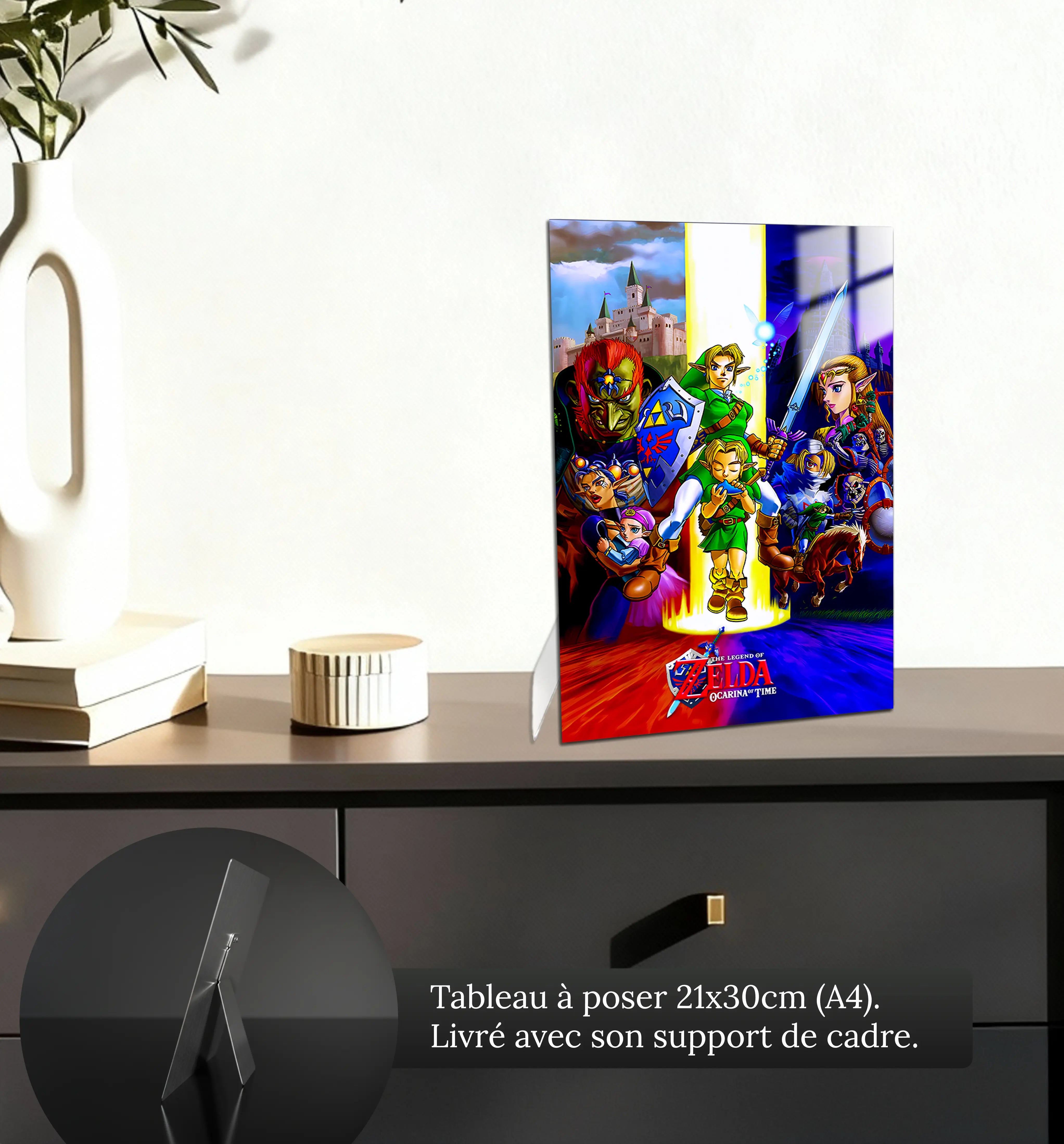 tableau-the-legend-of-zelda-ocarina-of-time-affiche-petit-format-a-poser-sur-meuble | DreamWay