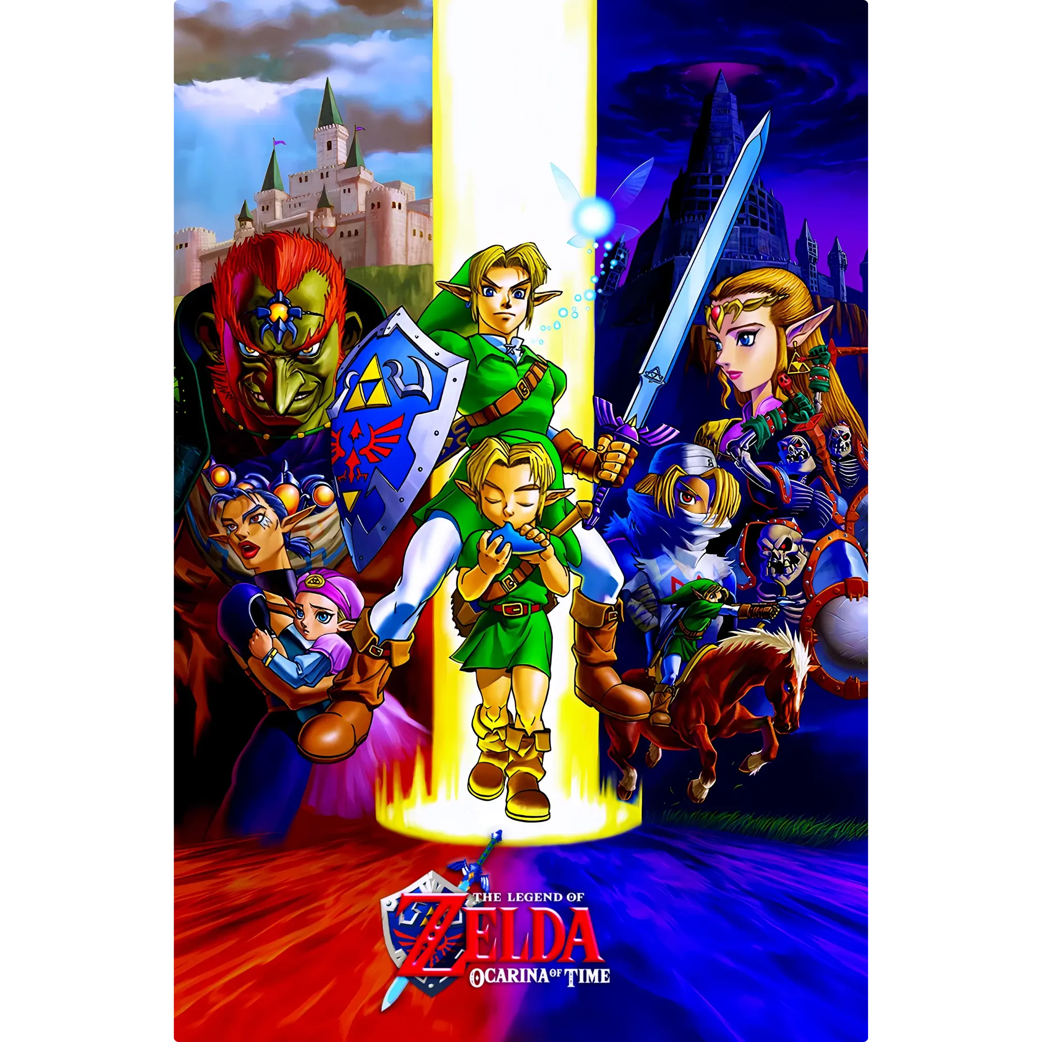 Tableau The Legend Of Zelda Ocarina Of Time Affiche