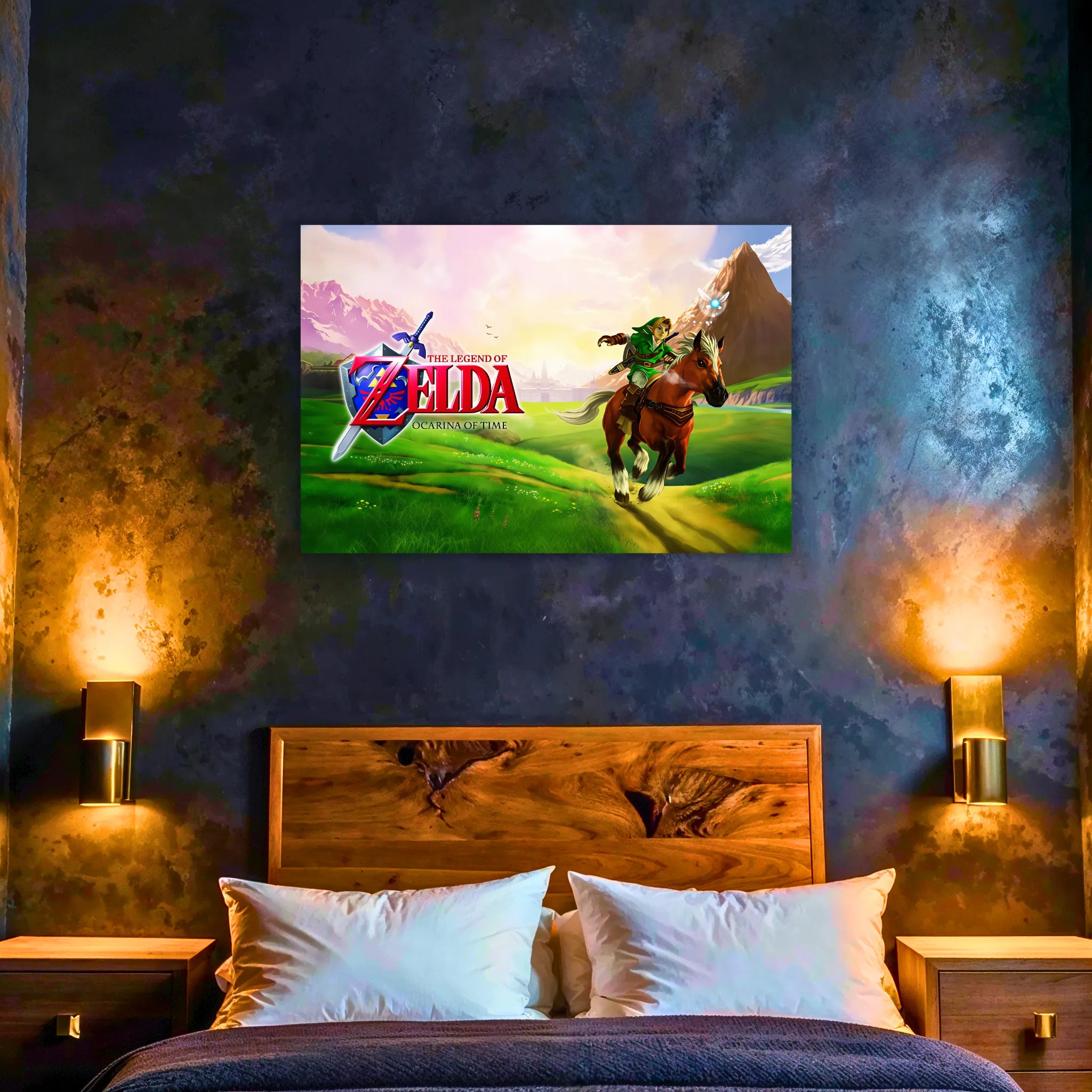Tableau The Legend Of Zelda Ocarina Of Time Paysage