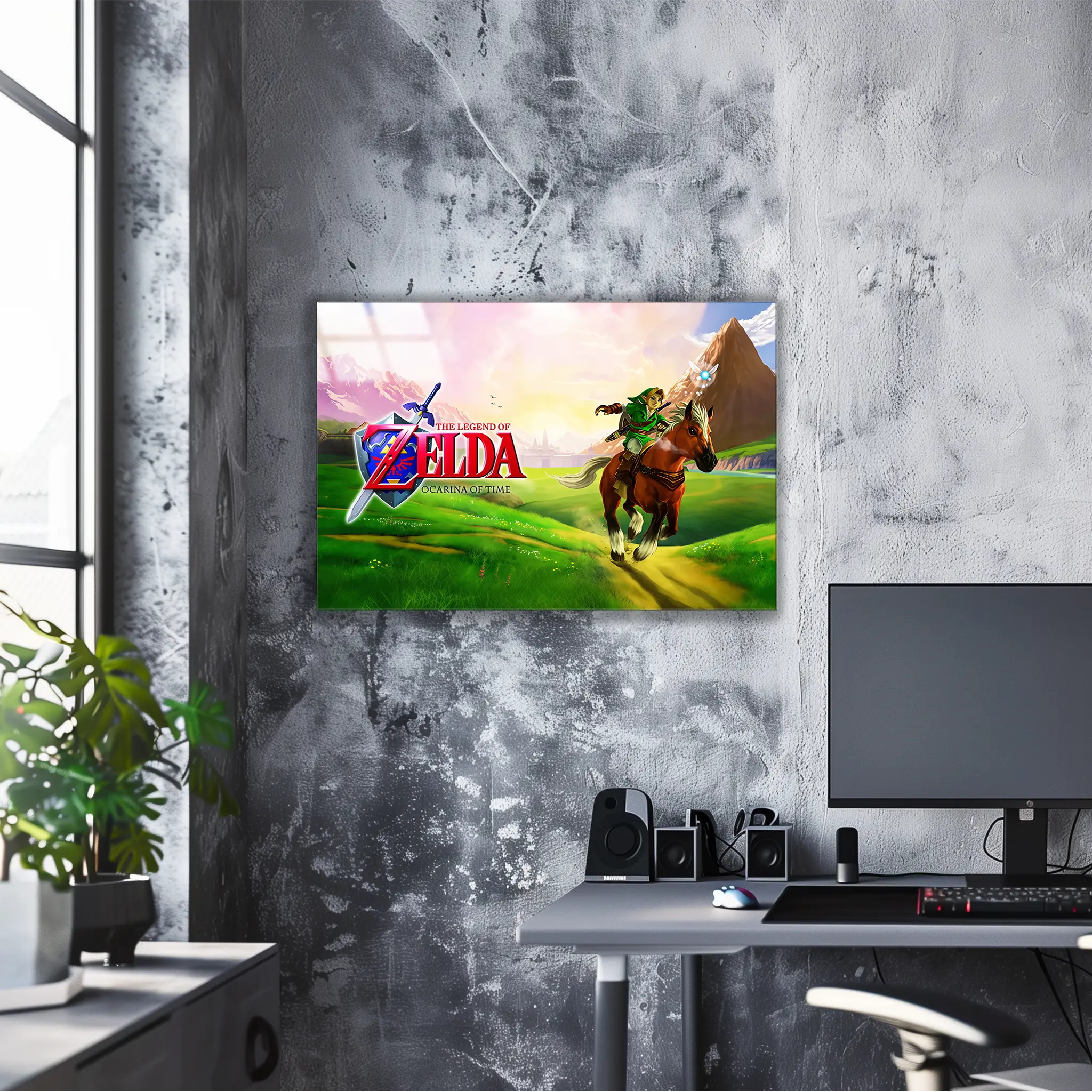 tableau-the-legend-of-zelda-ocarina-of-time-paysage | DreamWay