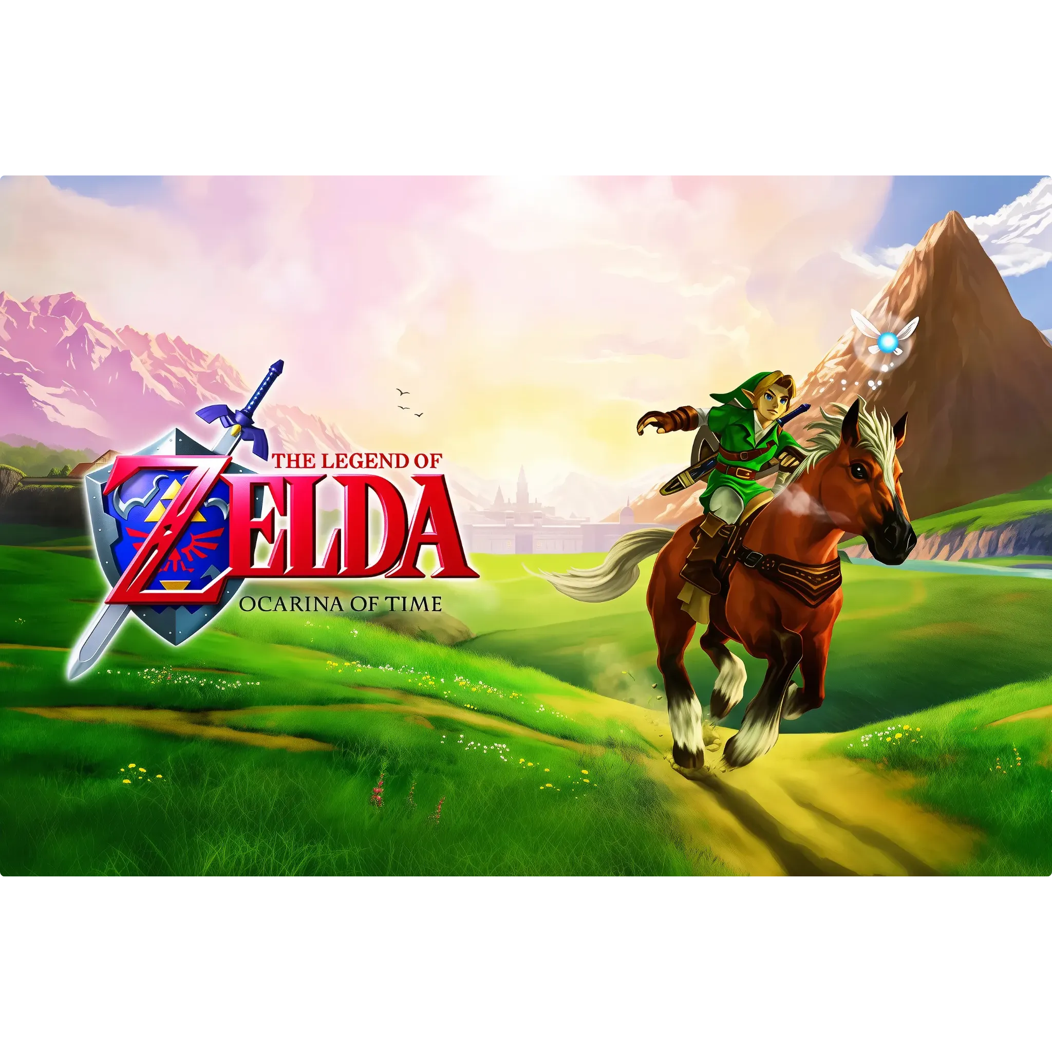 Tableau The Legend Of Zelda Ocarina Of Time Paysage