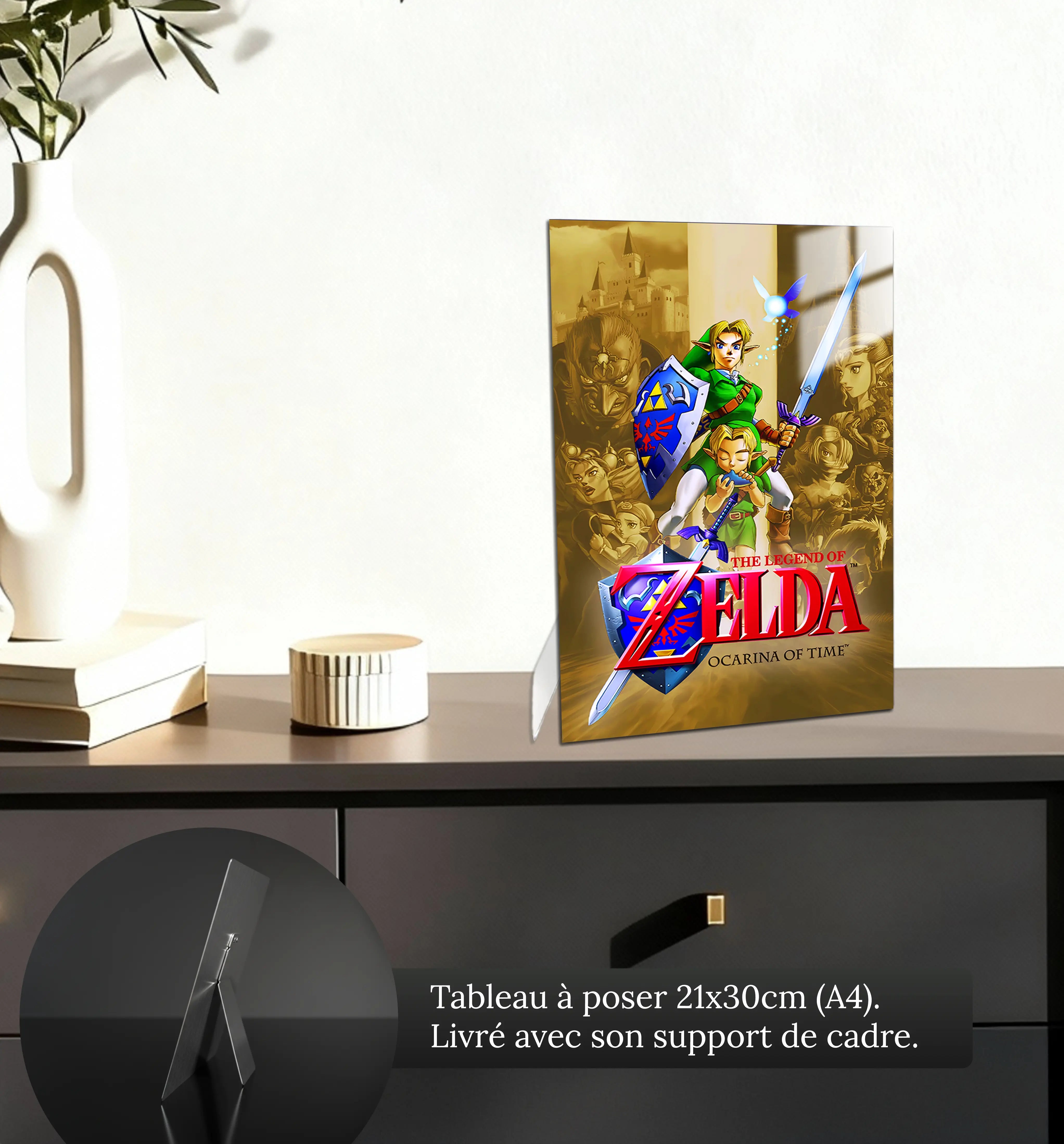 tableau-the-legend-of-zelda-ocarina-of-time-petit-format-a-poser-sur-meuble | DreamWay