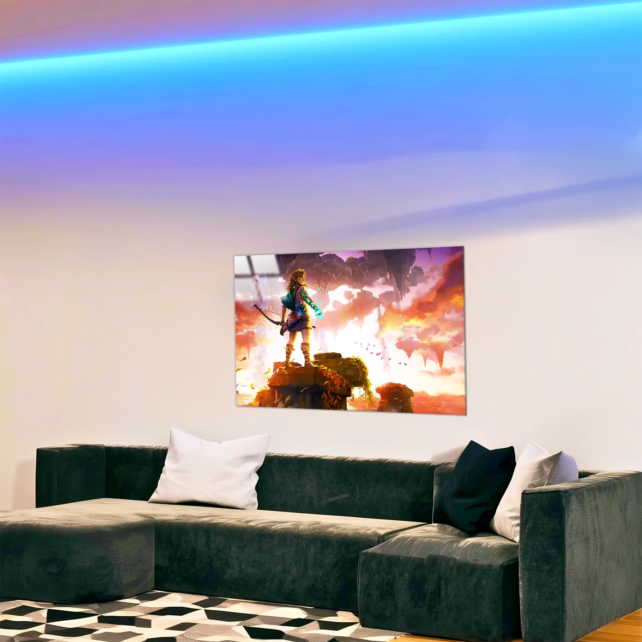tableau-the-legend-of-zelda-tearsofthekingdom-paysage-dans-le-salon | DreamWay