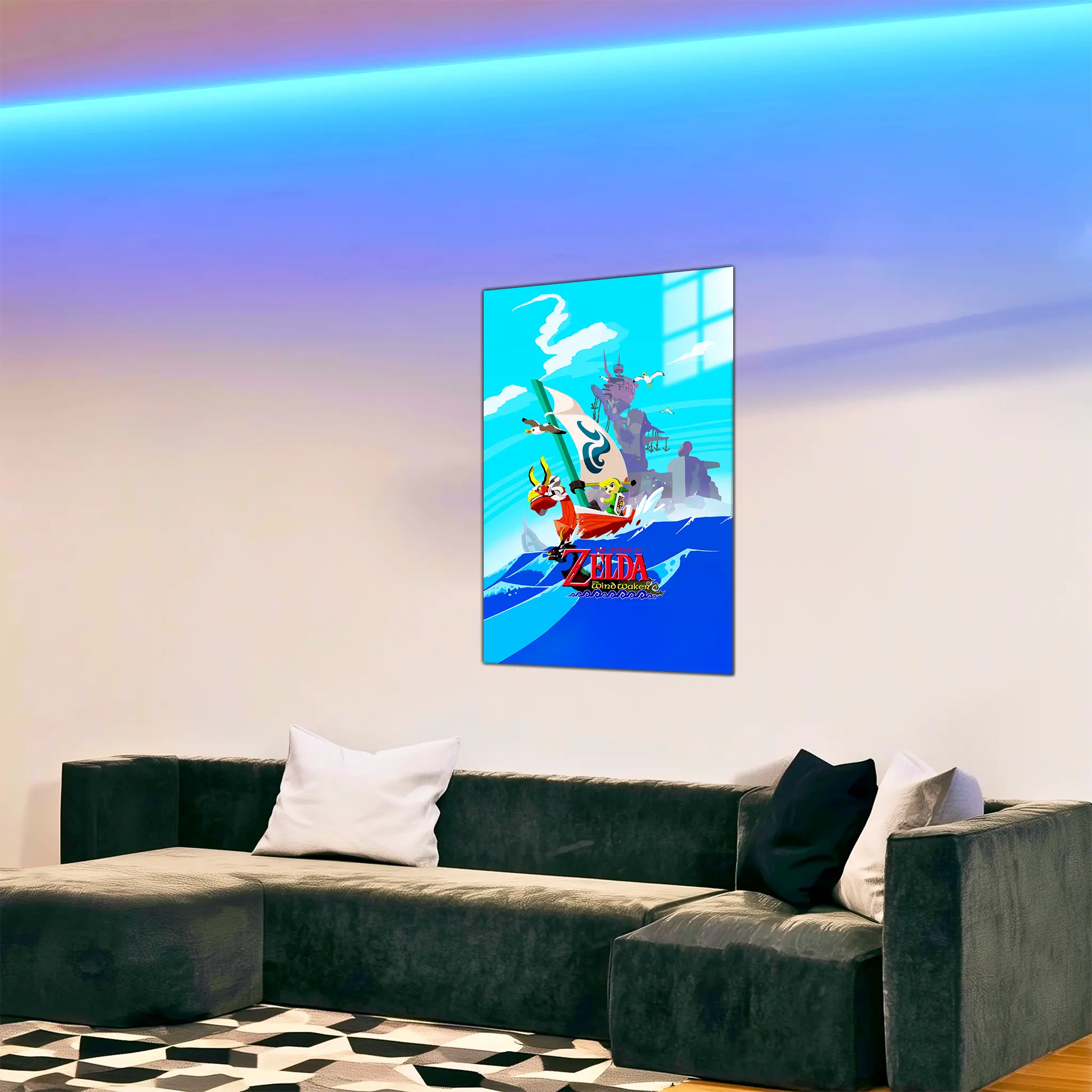 tableau-the-legend-of-zelda-the-wind-walker-dans-le-salon | DreamWay