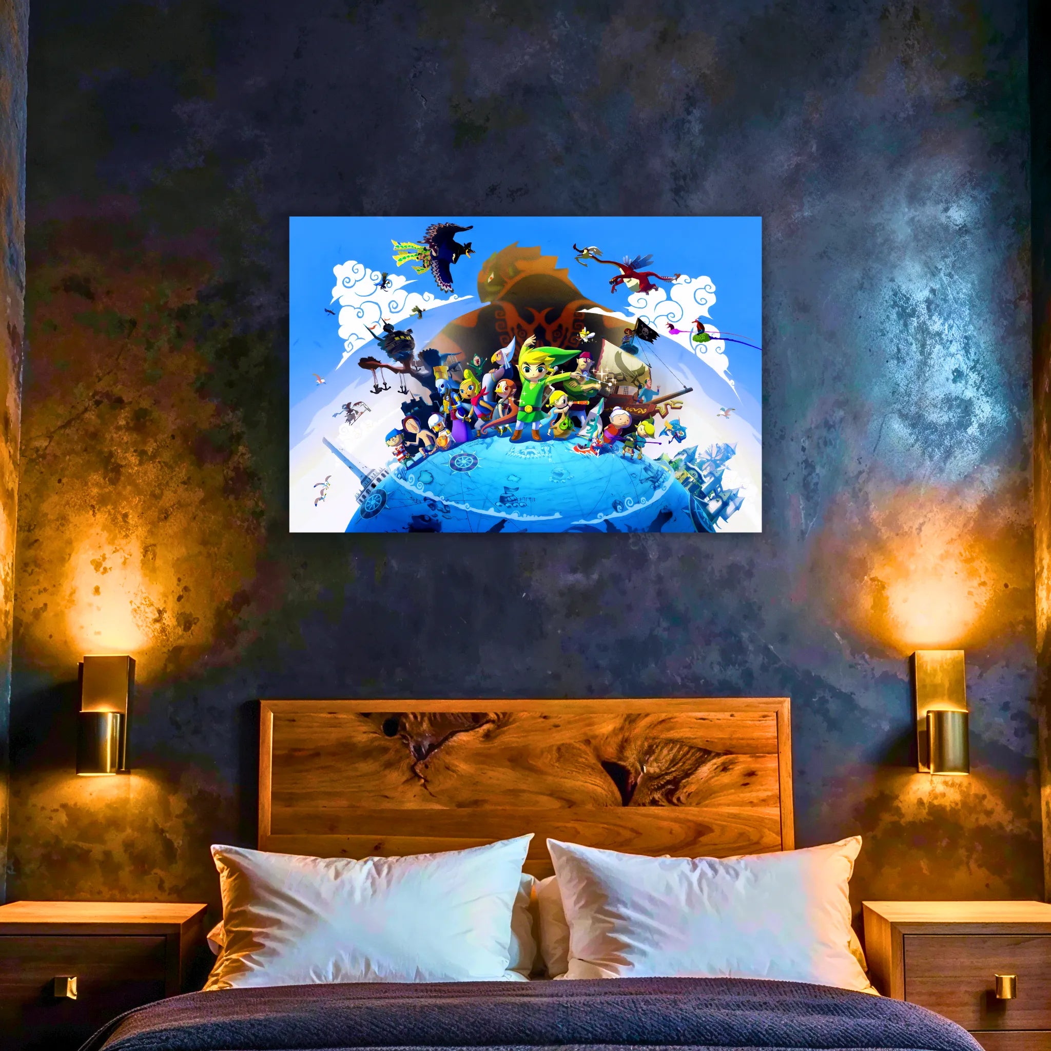 Tableau Zelda The Wind Walker Paysage