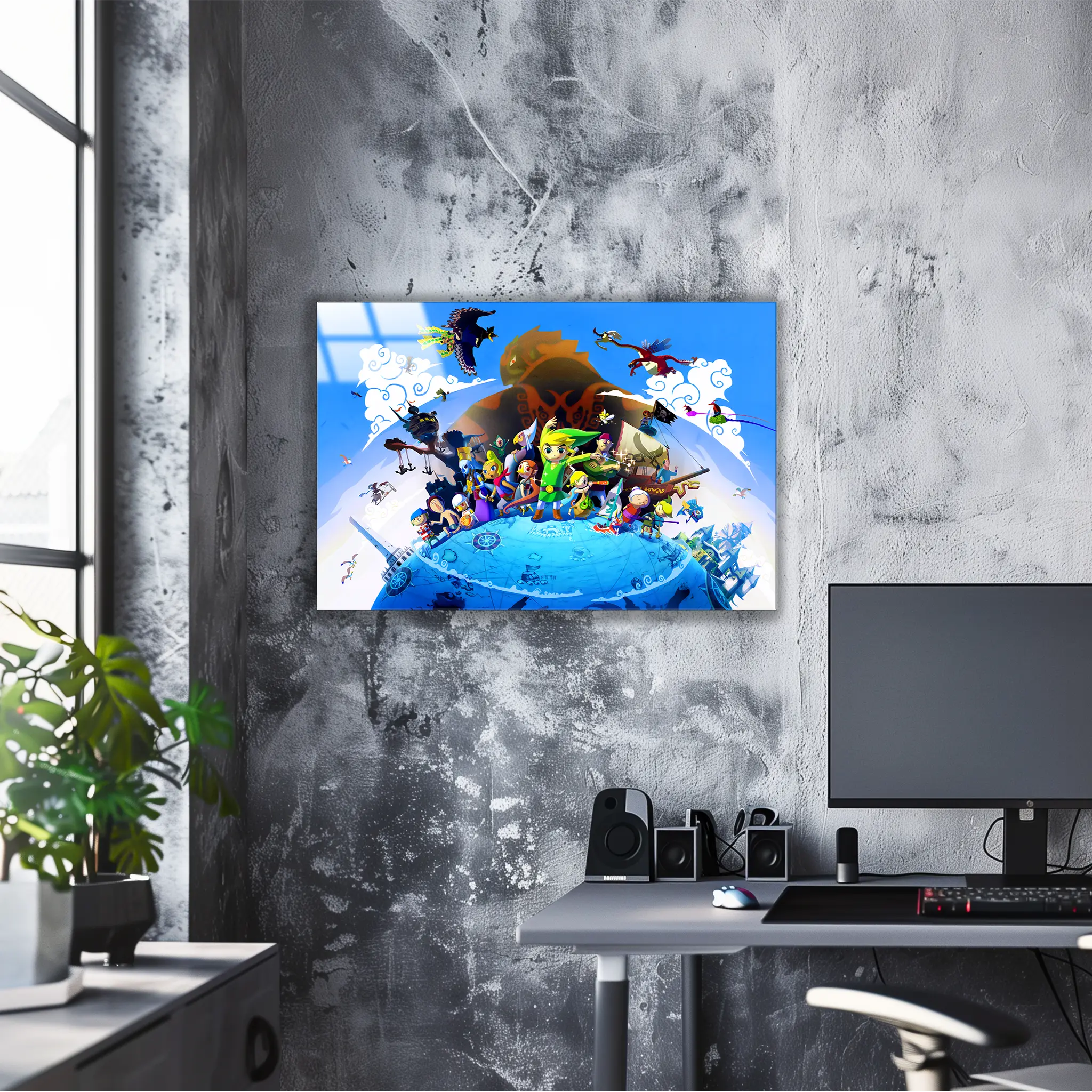 tableau-the-legend-of-zelda-the-wind-walker-paysage | DreamWay