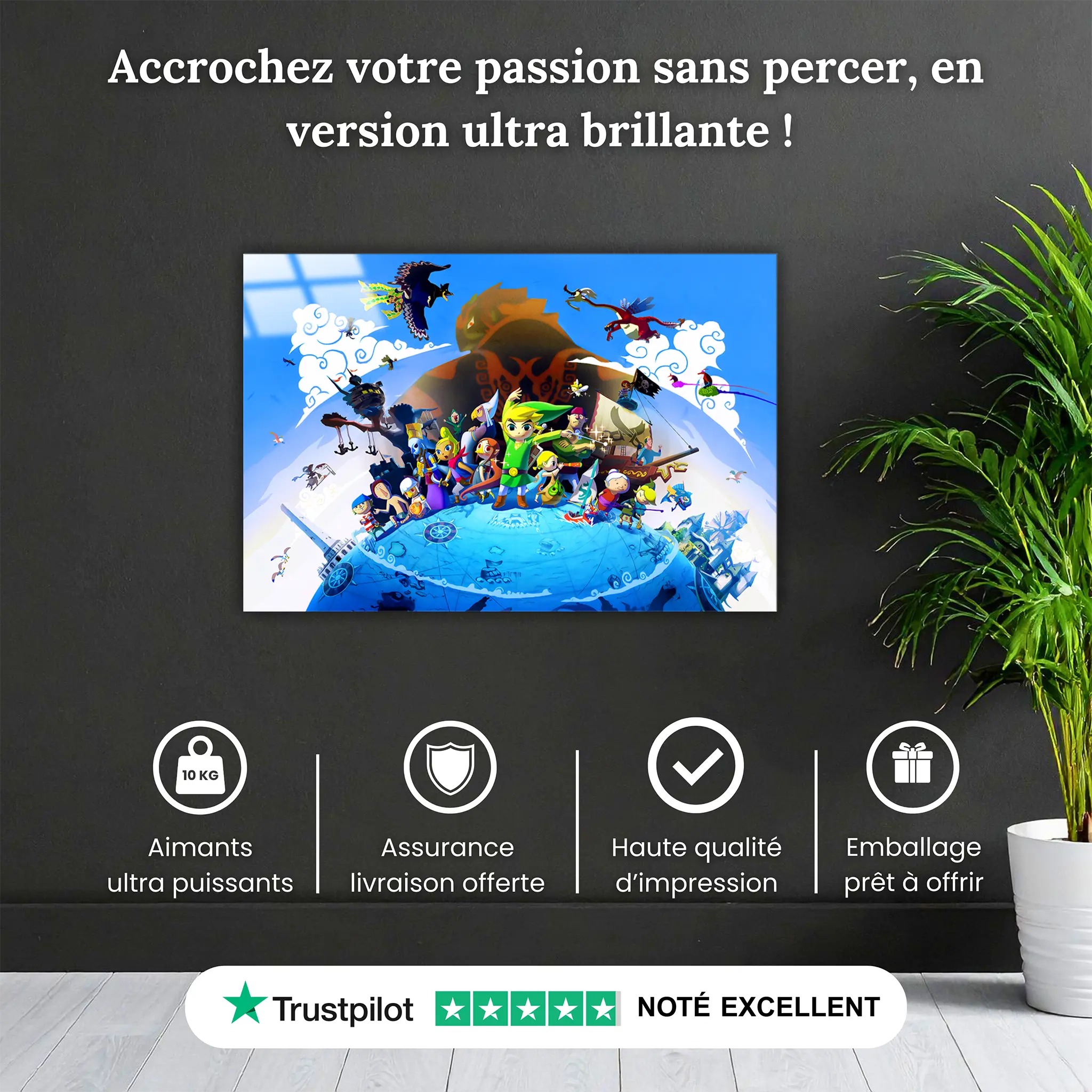 tableau-the-legend-of-zelda-the-wind-walker-paysage-pourquoi-acheter | DreamWay
