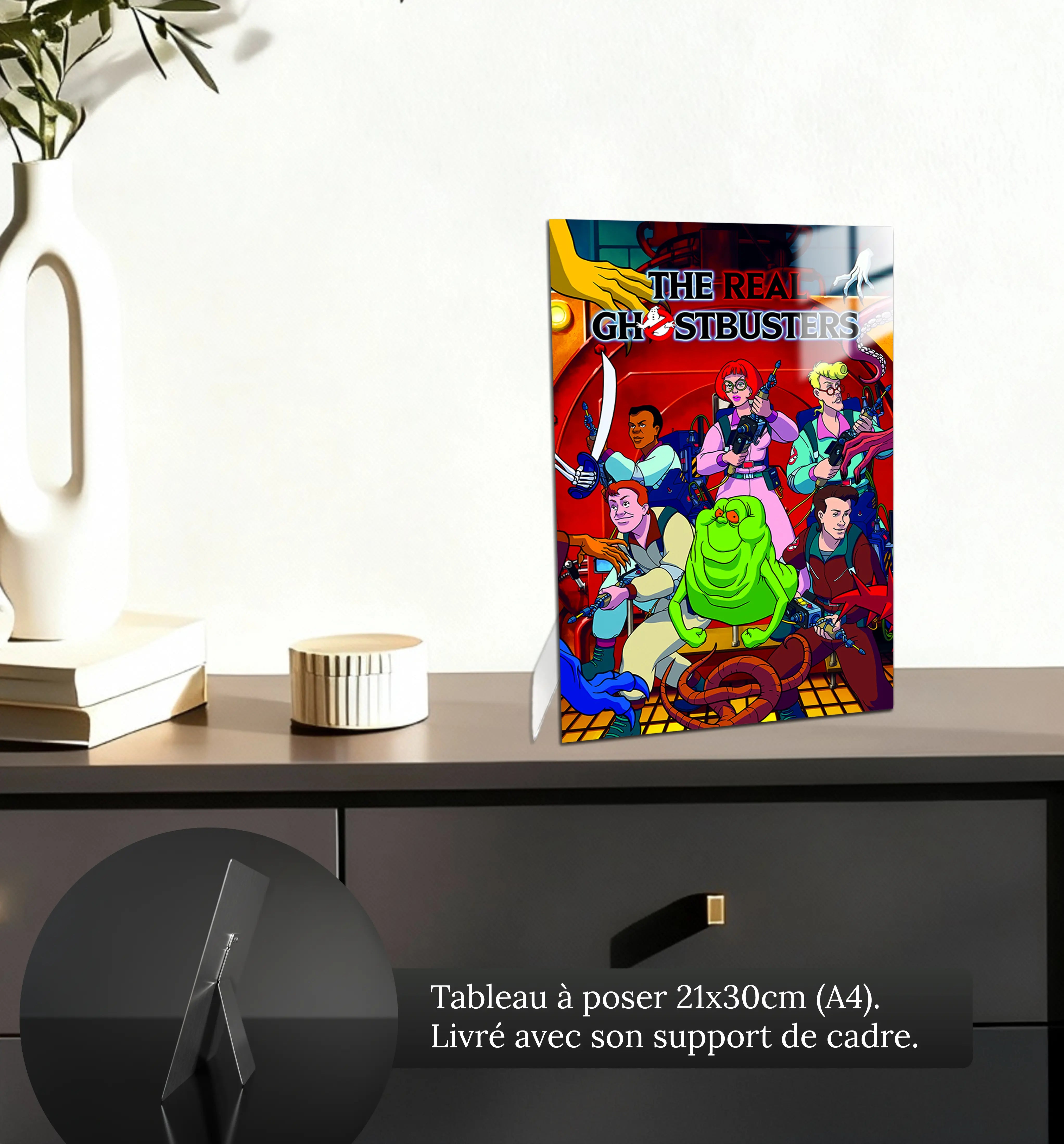 tableau-the-real-ghostbusters-affiche-petit-format-a-poser-sur-meuble | DreamWay