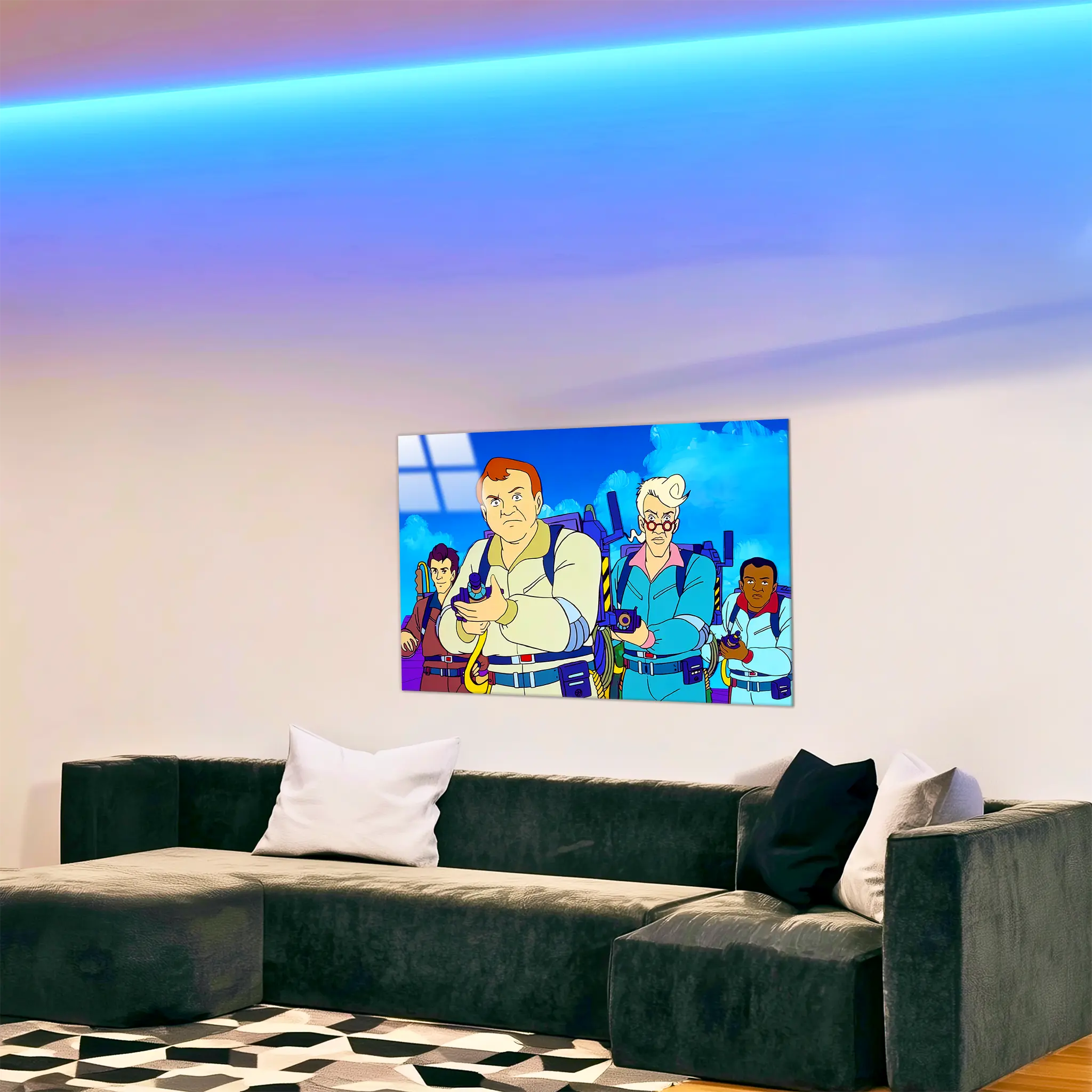 tableau-the-real-ghostbusters-les-heros-dans-le-salon | DreamWay