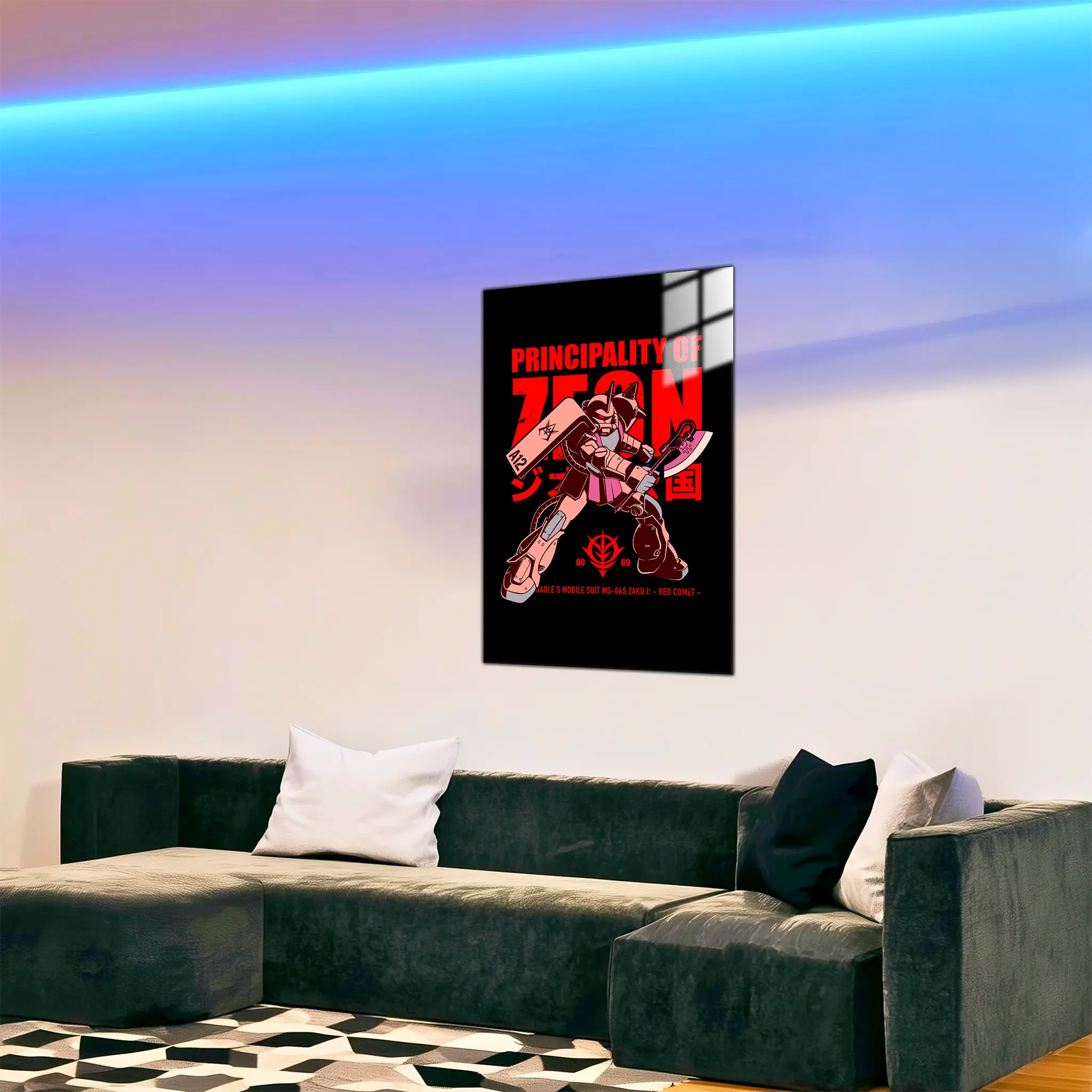 tableau-the-red-comet-dans-le-salon | DreamWay