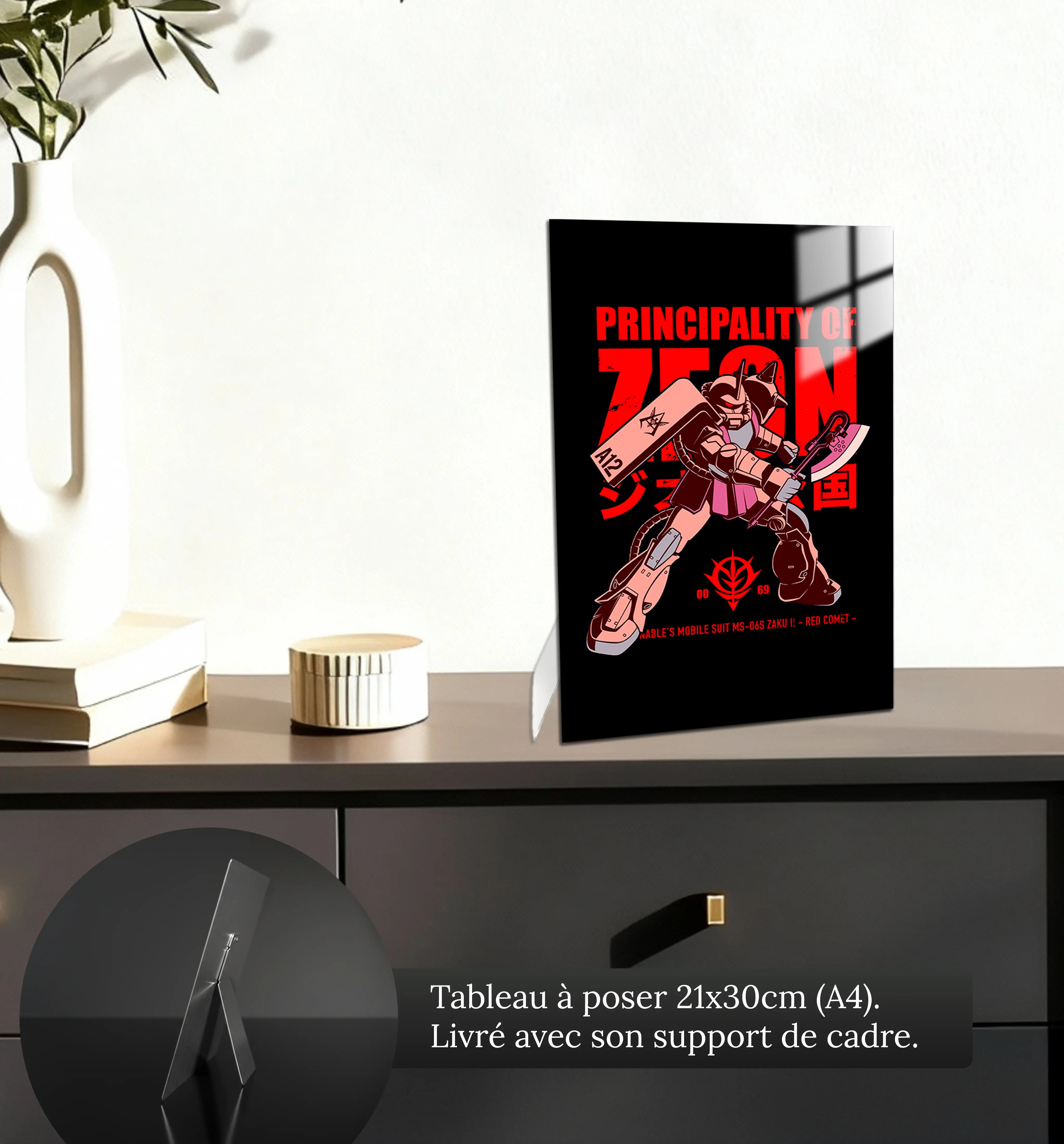 tableau-the-red-comet-petit-format-a-poser-sur-meuble | DreamWay