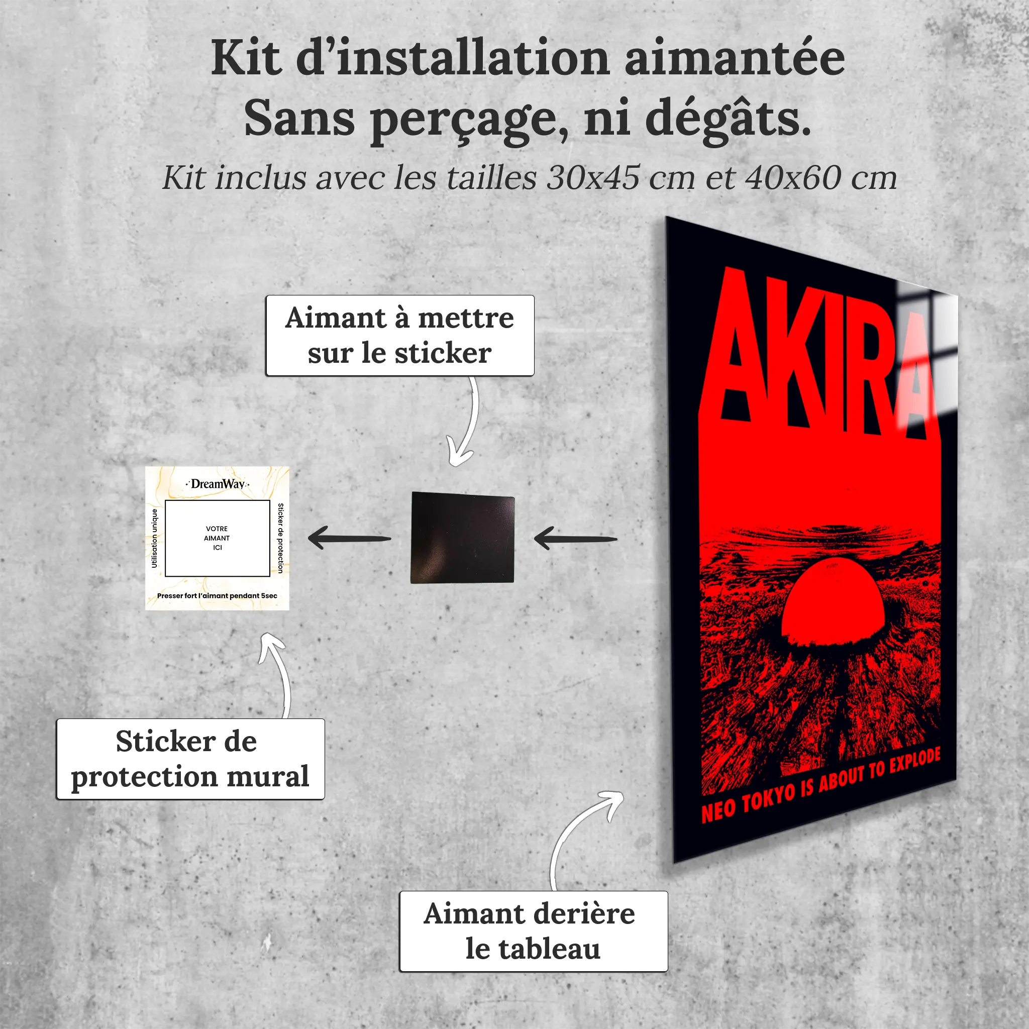tableau-tokyo-explode-avec-installation-aimantee | DreamWay