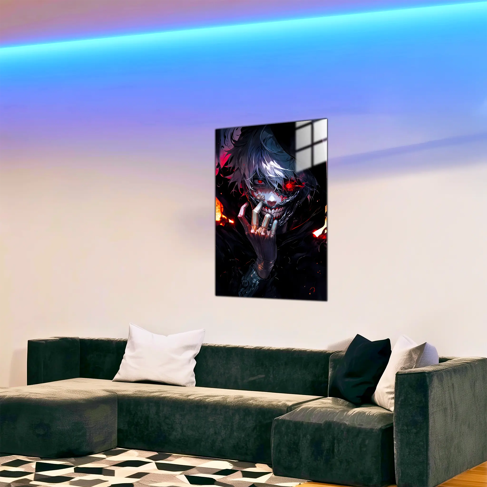 tableau-tokyo-ghoul-kaneki-transformation-dans-le-salon | DreamWay
