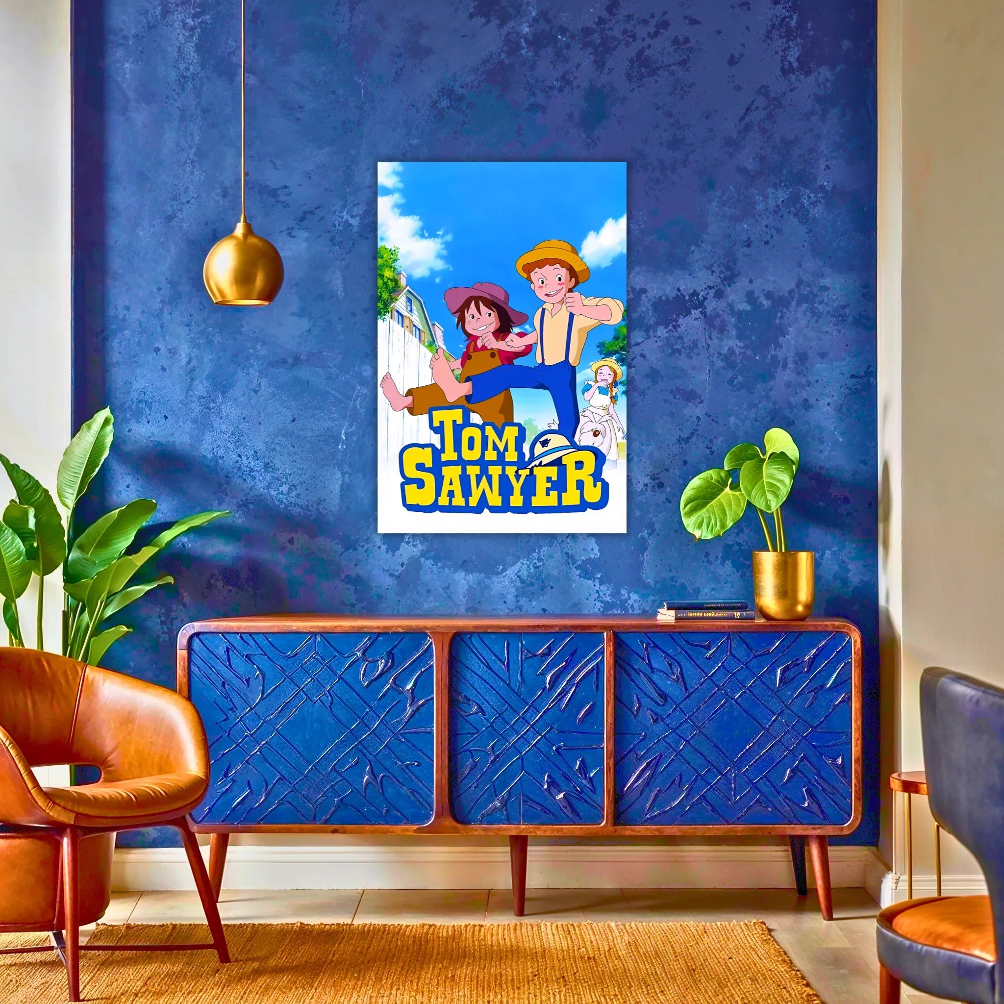 Tableau Tom Sawyer Affiche