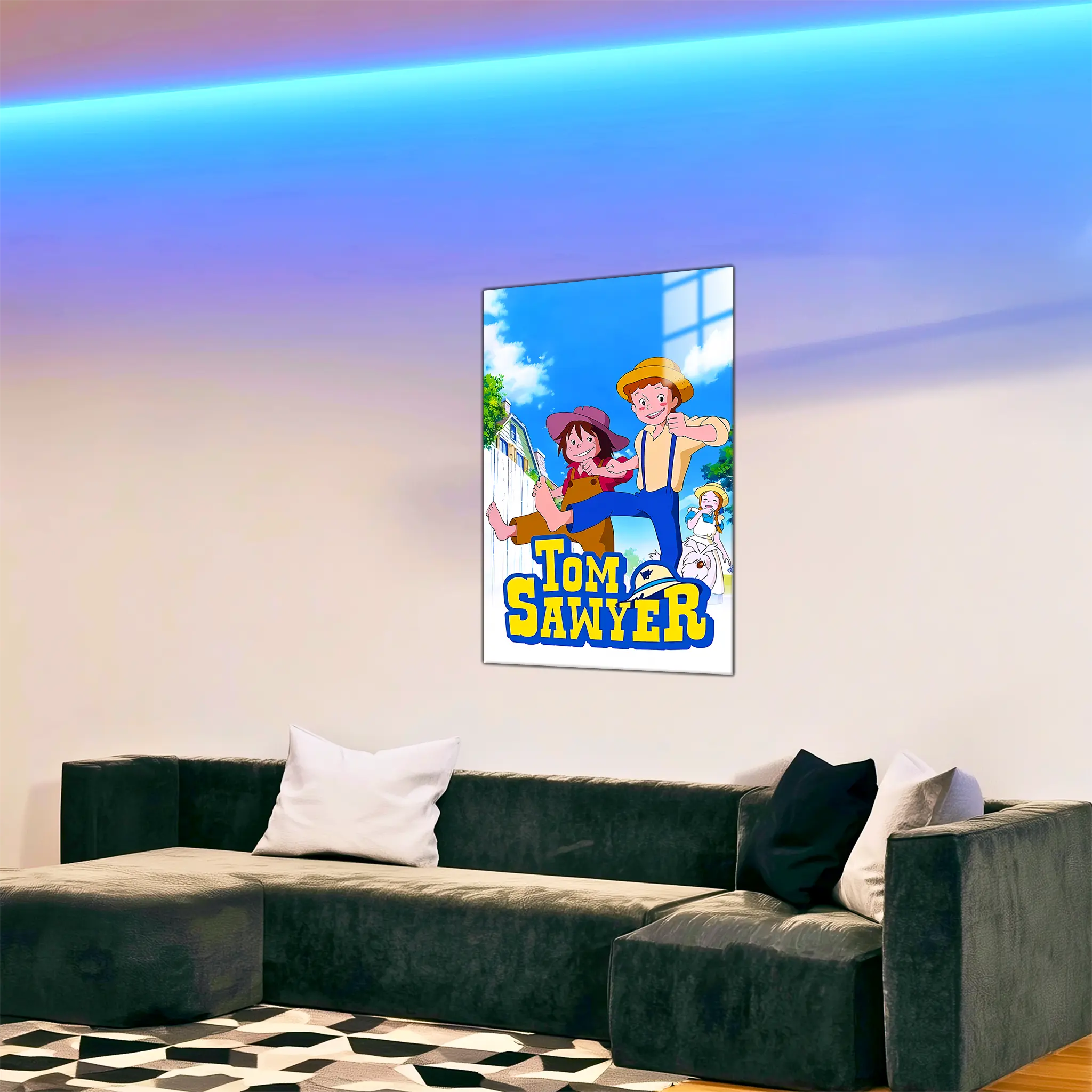 tableau-tom-sawyer-affiche-dans-le-salon | DreamWay