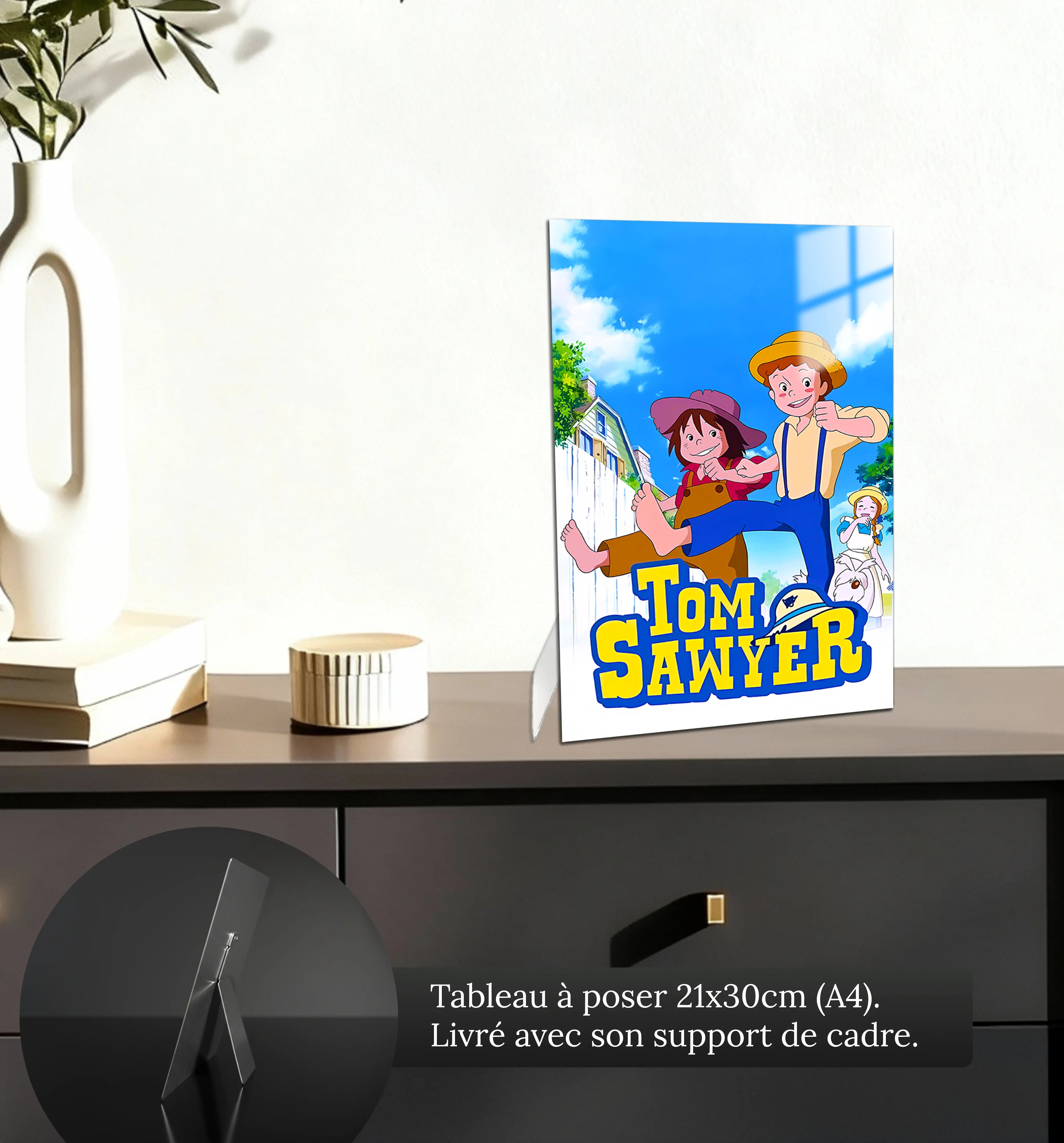 tableau-tom-sawyer-affiche-petit-format-a-poser-sur-meuble | DreamWay