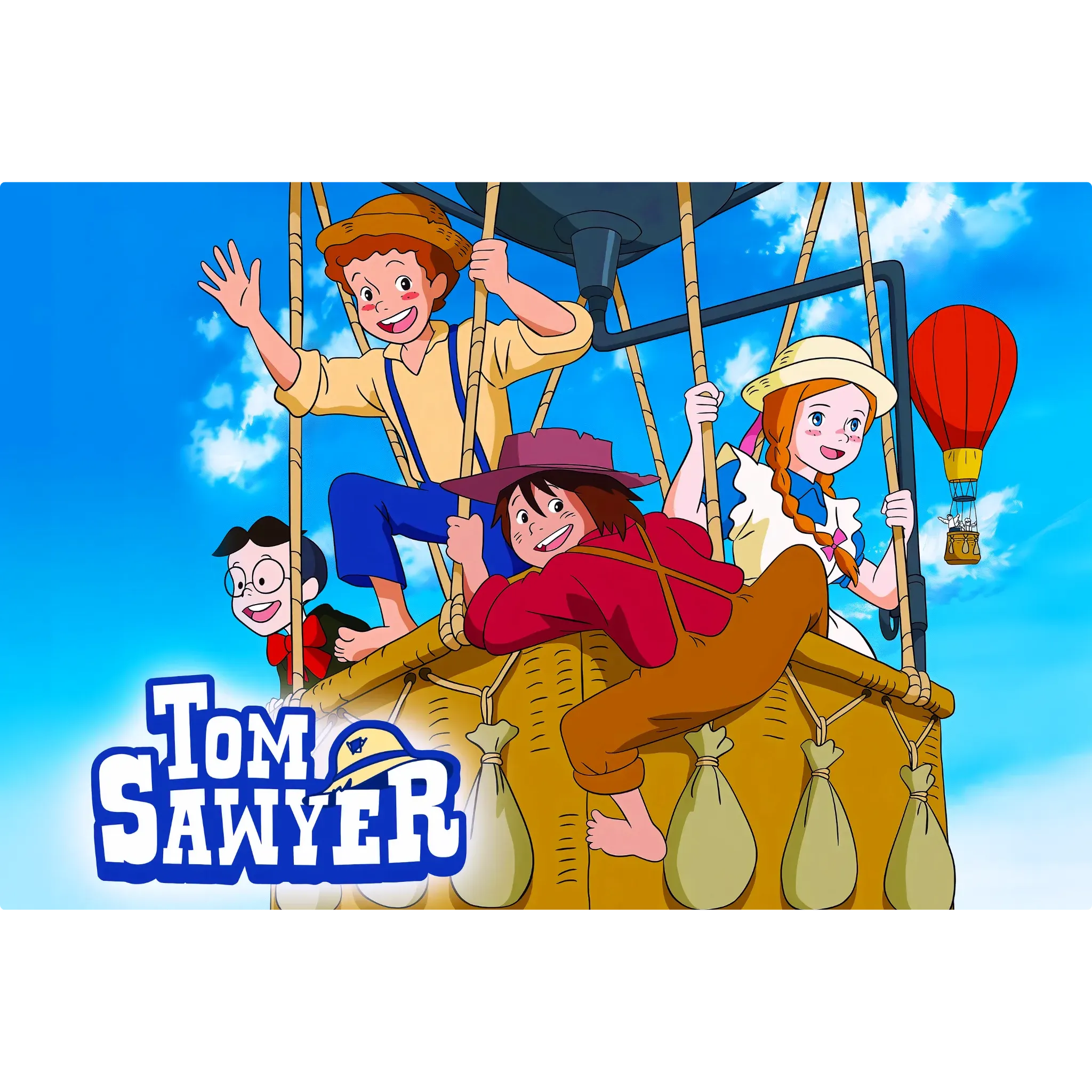 Tableau Tom Sawyer Dans La Montgolfière
