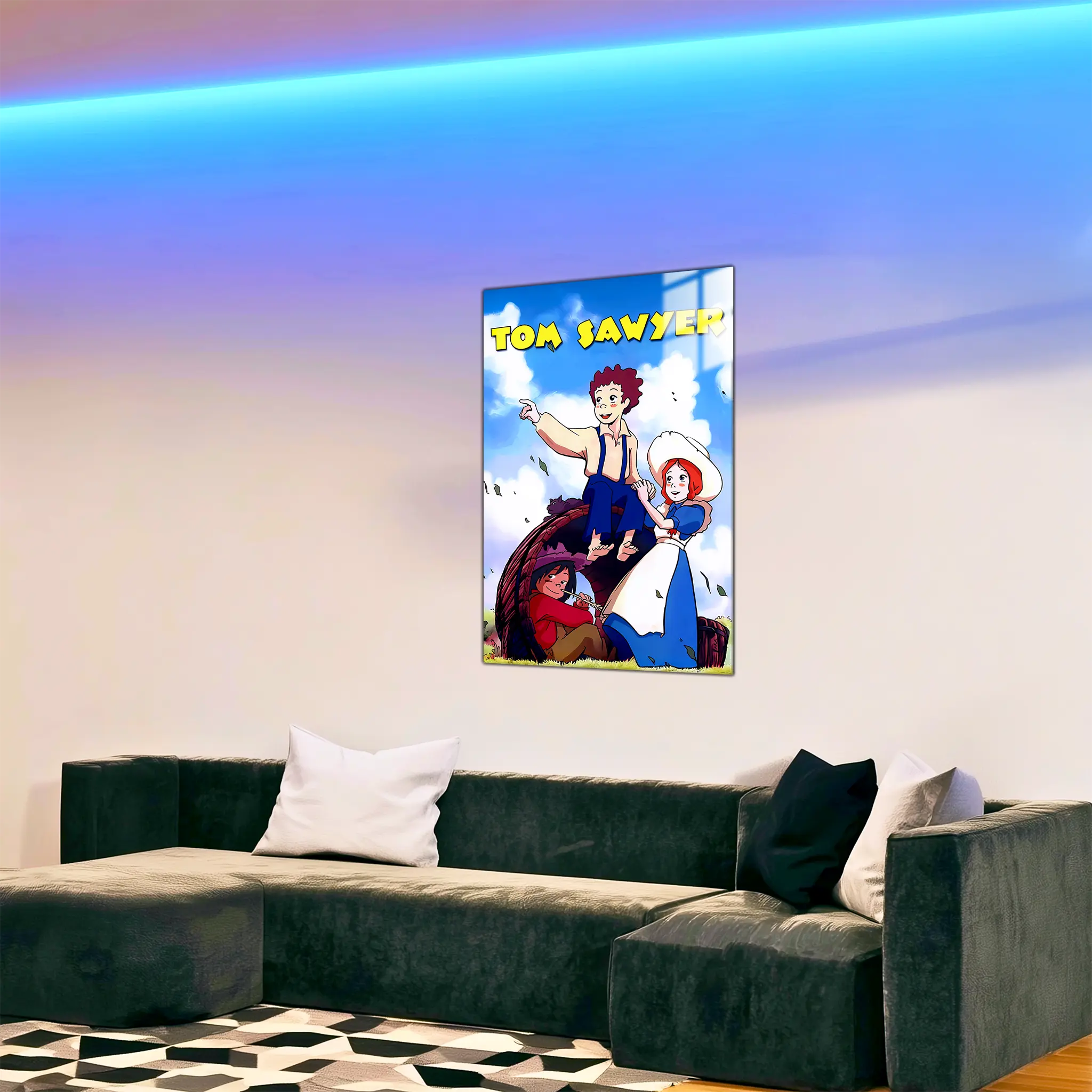tableau-tom-sawyer-et-ses-amis-dans-le-salon | DreamWay