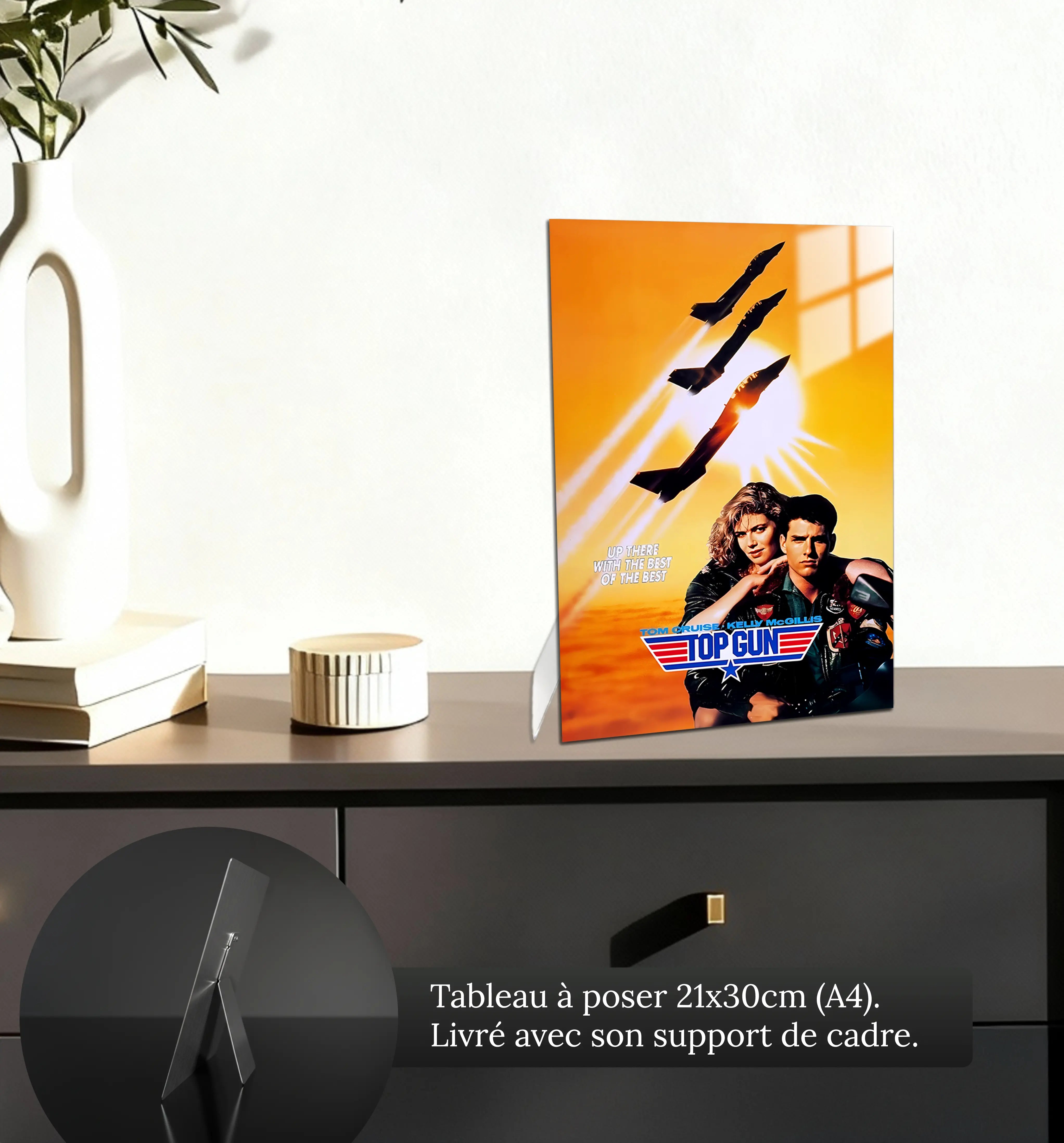 tableau-top-gun-affiche-petit-format-a-poser-sur-meuble | DreamWay