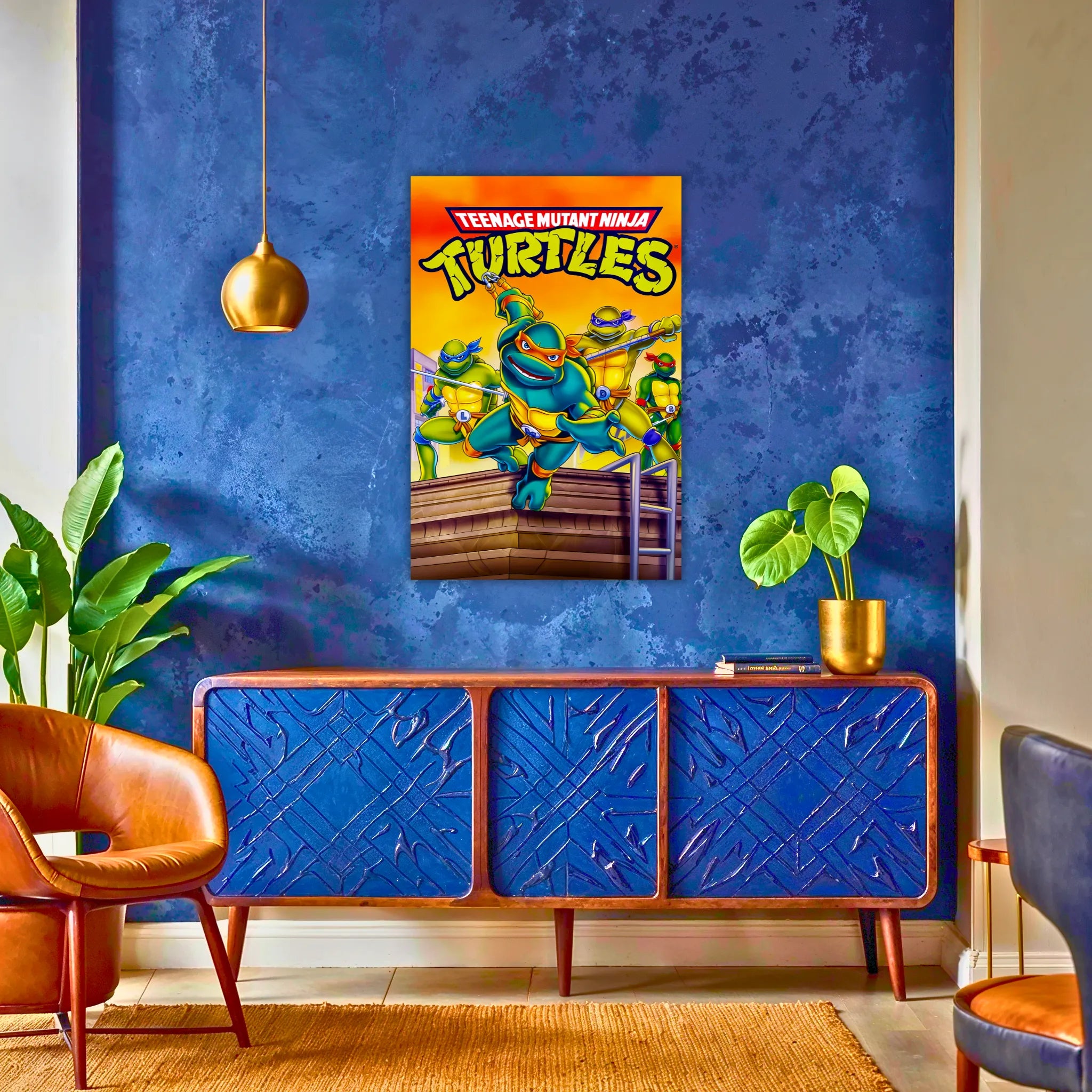 Tableau Tortues Ninja Les Héros Affiche