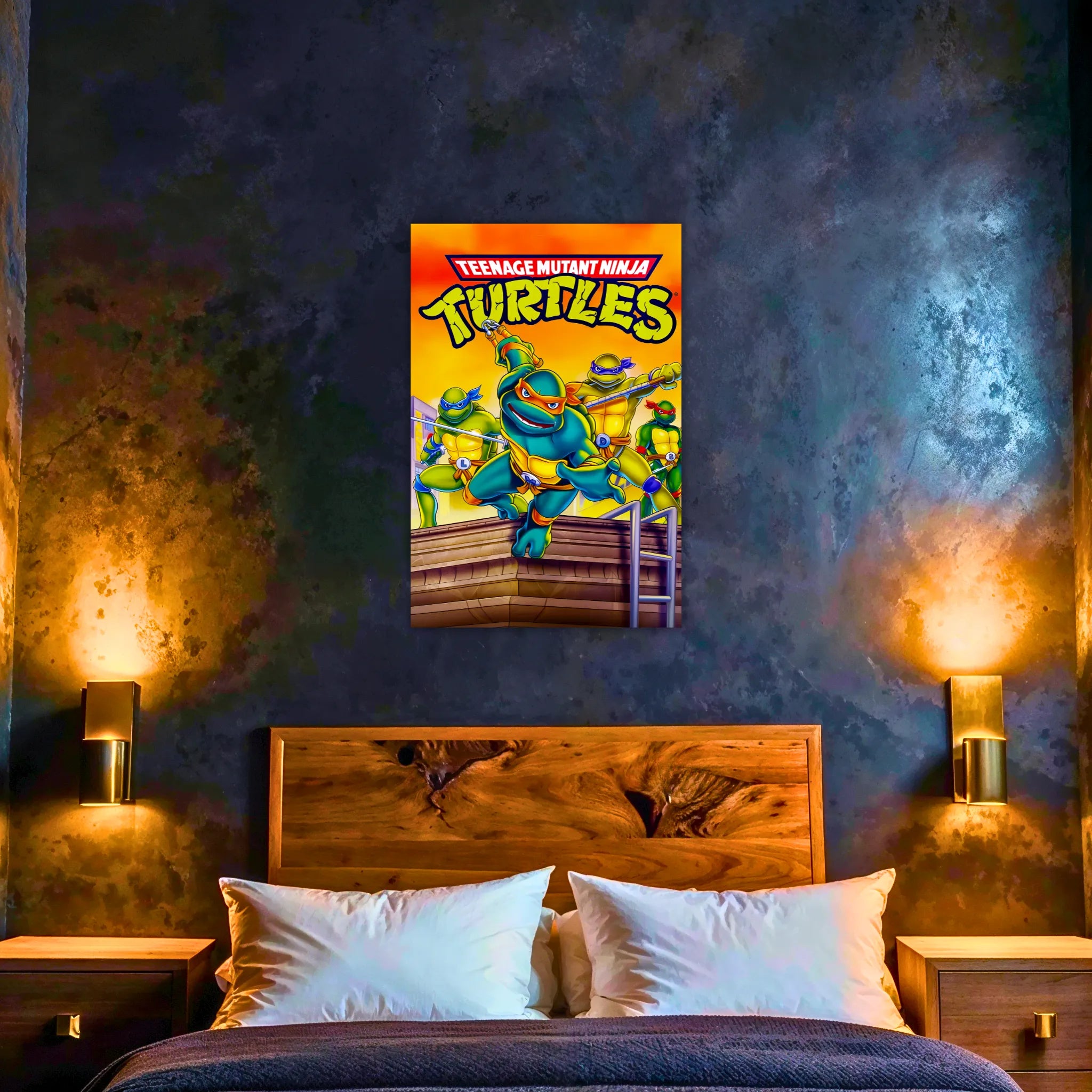 Tableau Tortues Ninja Les Héros Affiche