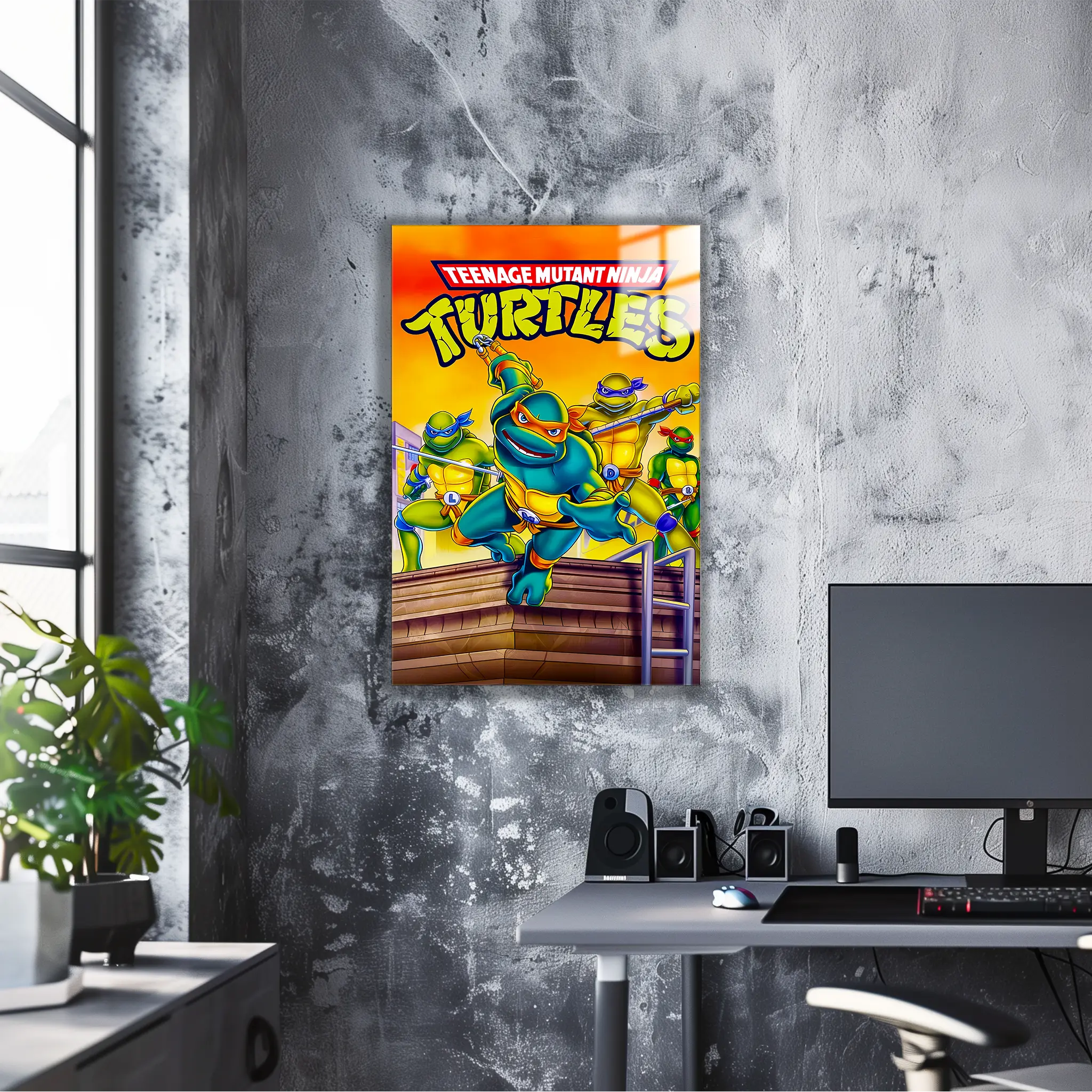 Tableau Tortues Ninja Les Héros Affiche