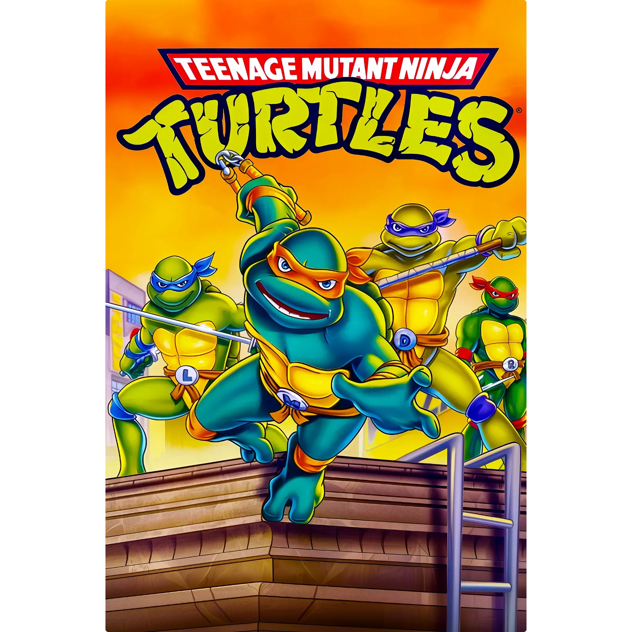 Tableau Tortues Ninja Les Héros Affiche