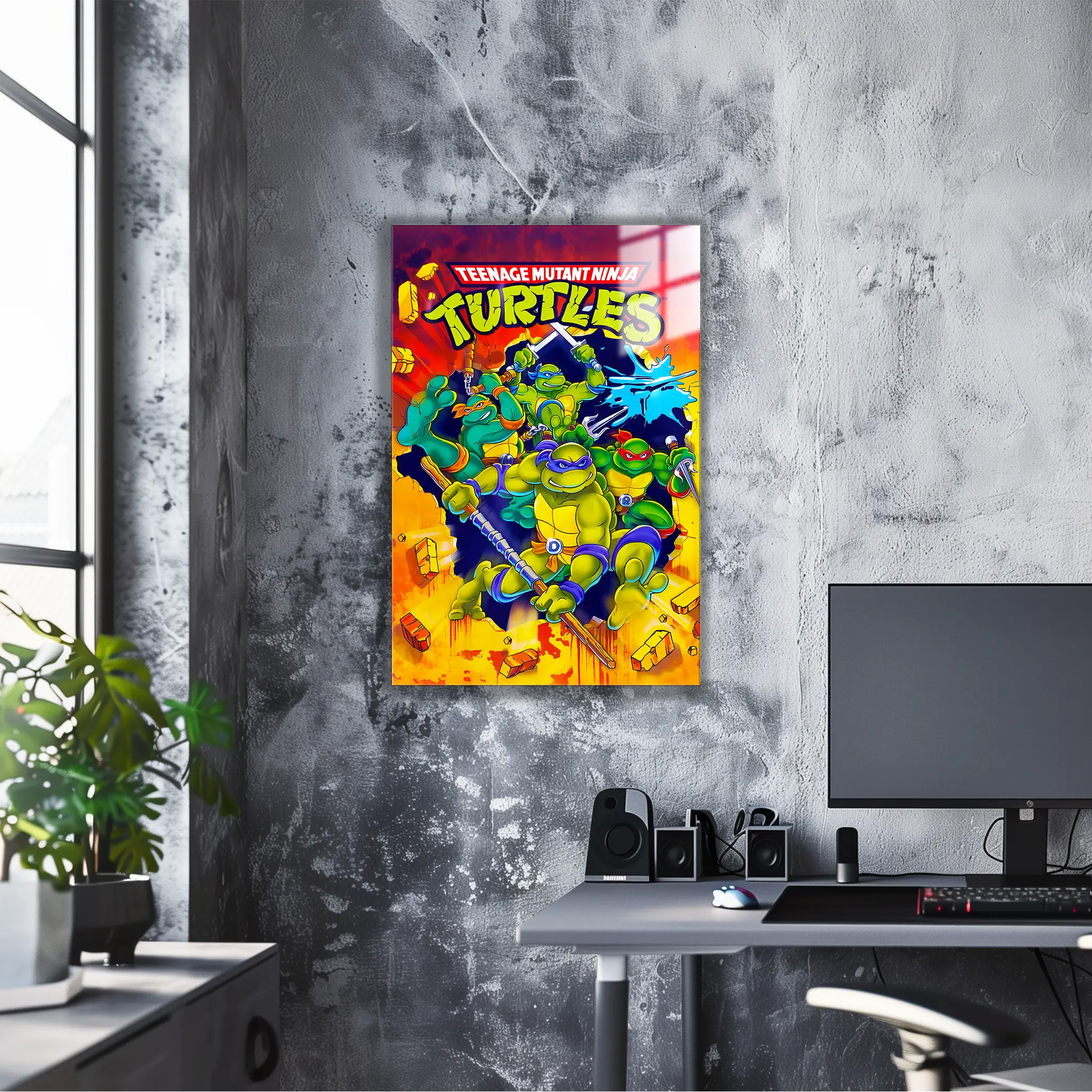 tableau-tortues-ninja-affiche-dans-le-bureau | DreamWay