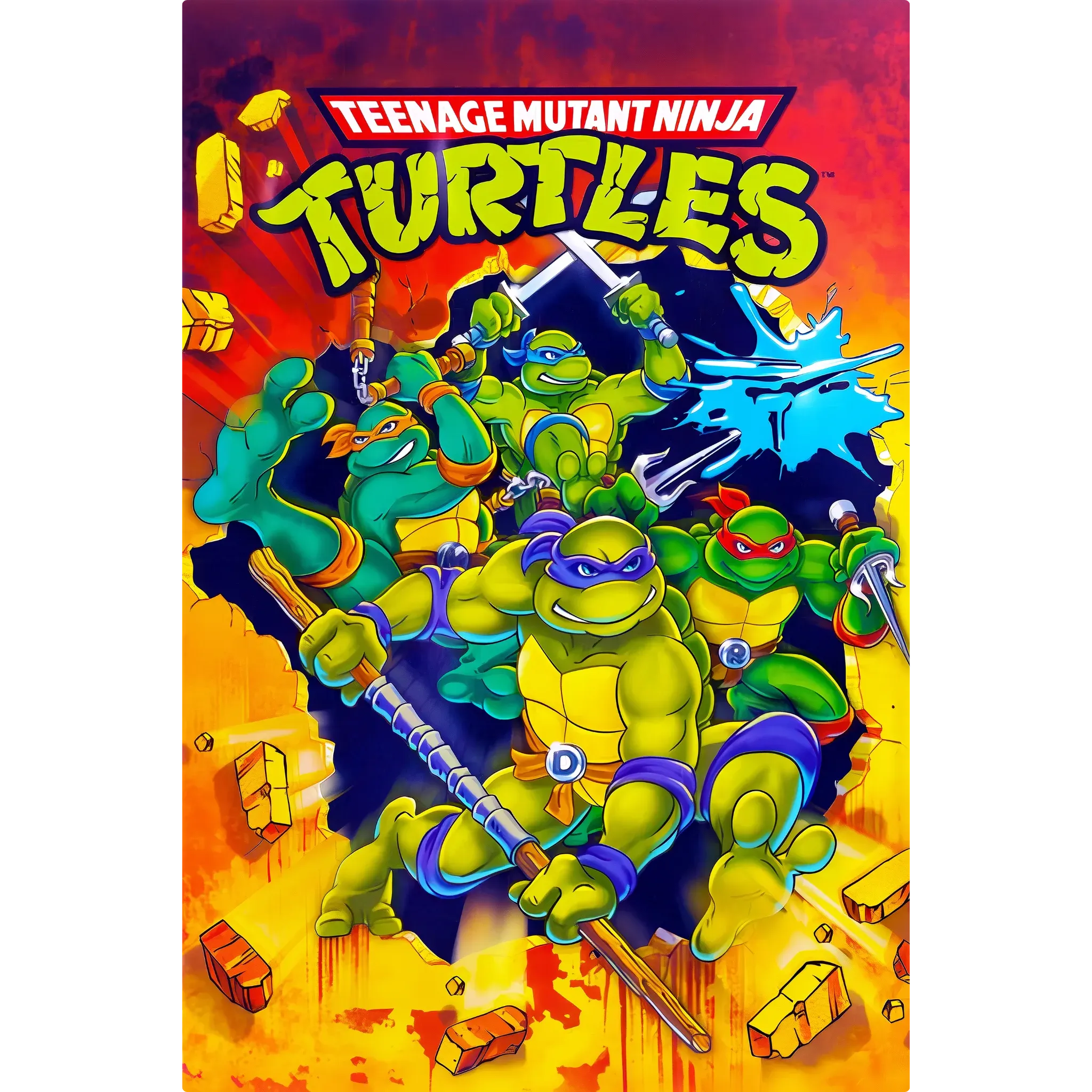 Tableau Tortues Ninja Affiche