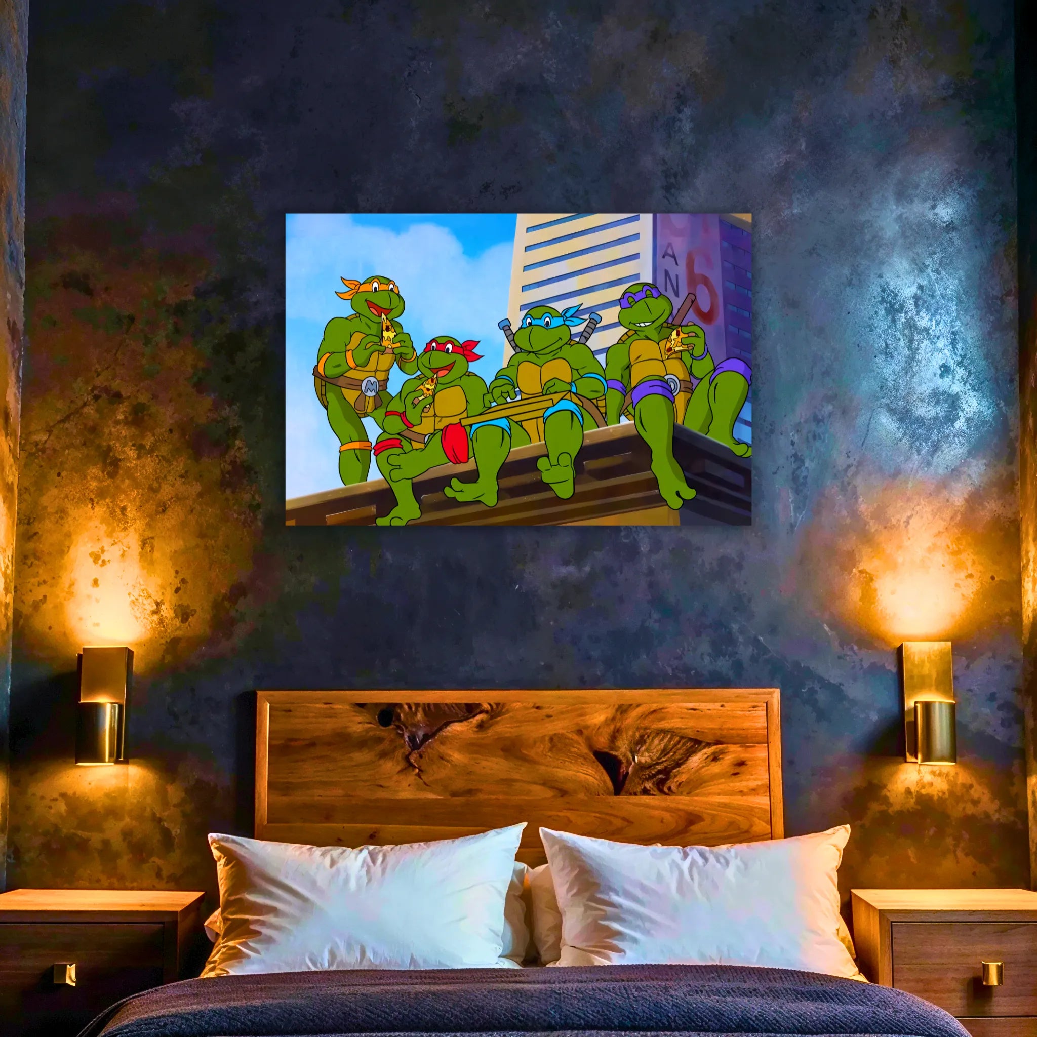 Tableau Tortues Ninja Pizza Party