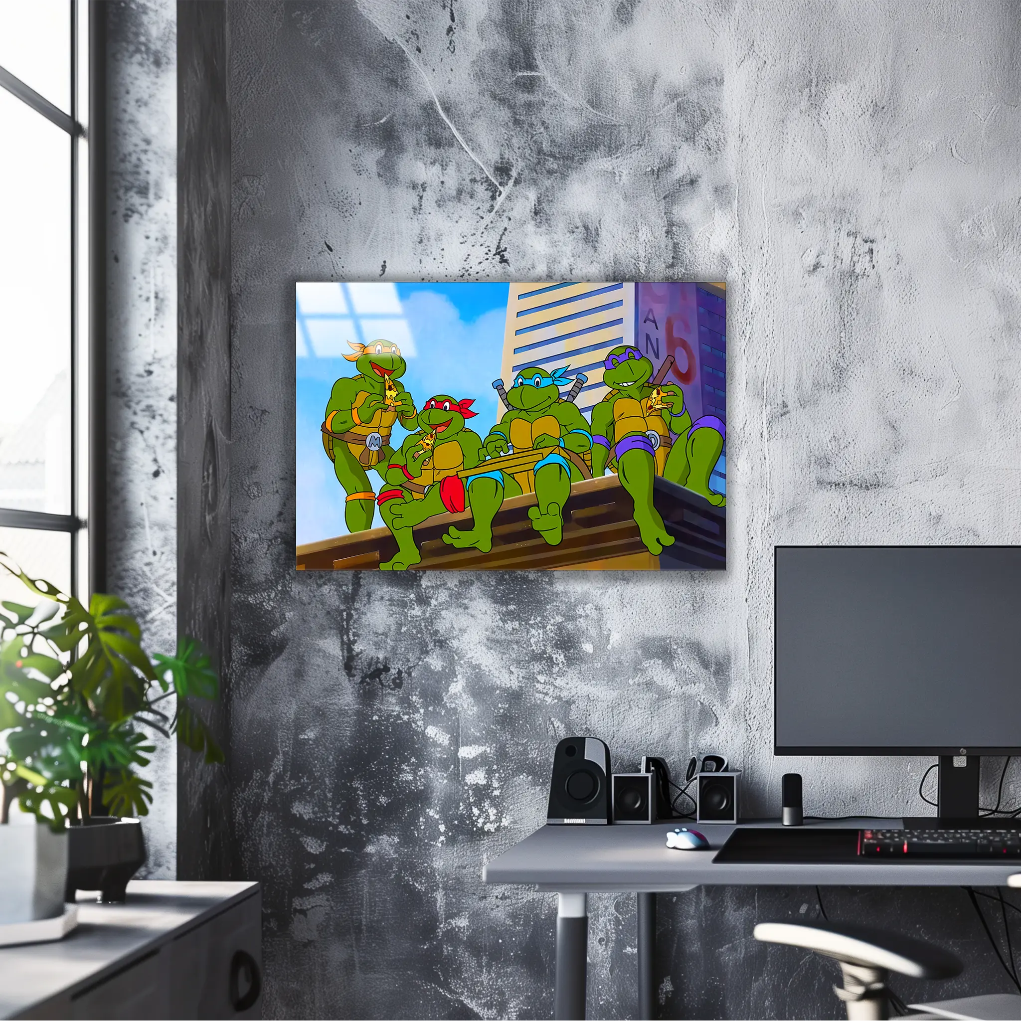 Tableau Tortues Ninja Pizza Party