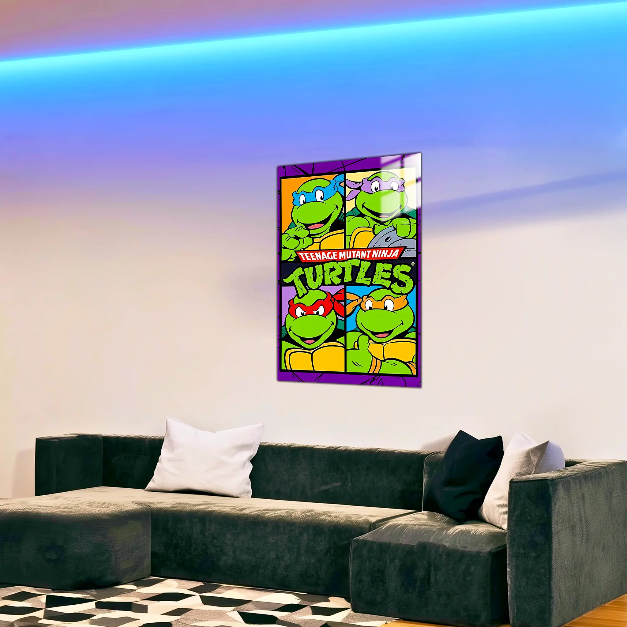 tableau-tortues-ninja-portrait-dans-le-salon | DreamWay
