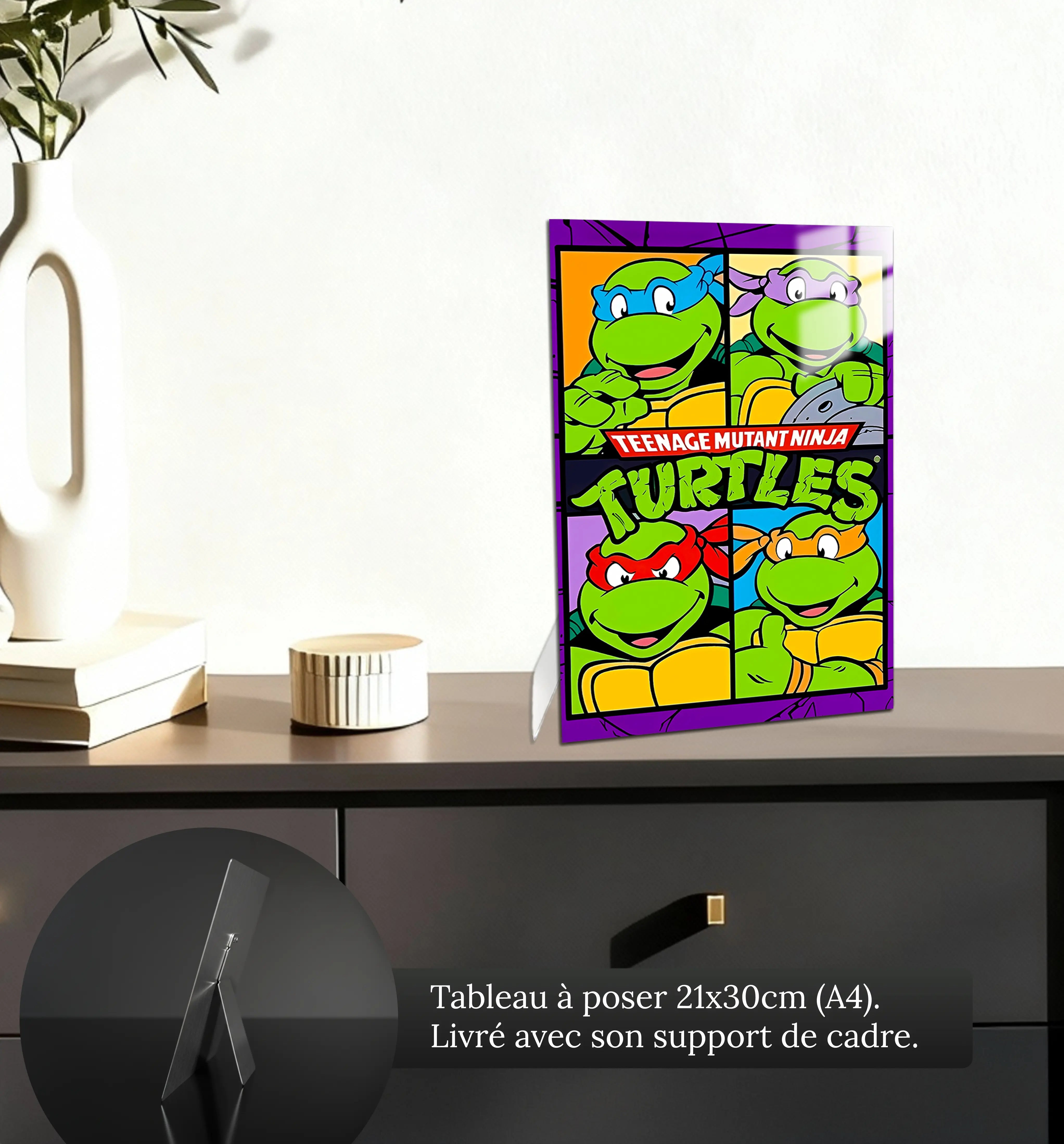 tableau-tortues-ninja-portrait-petit-format-a-poser-sur-meuble | DreamWay