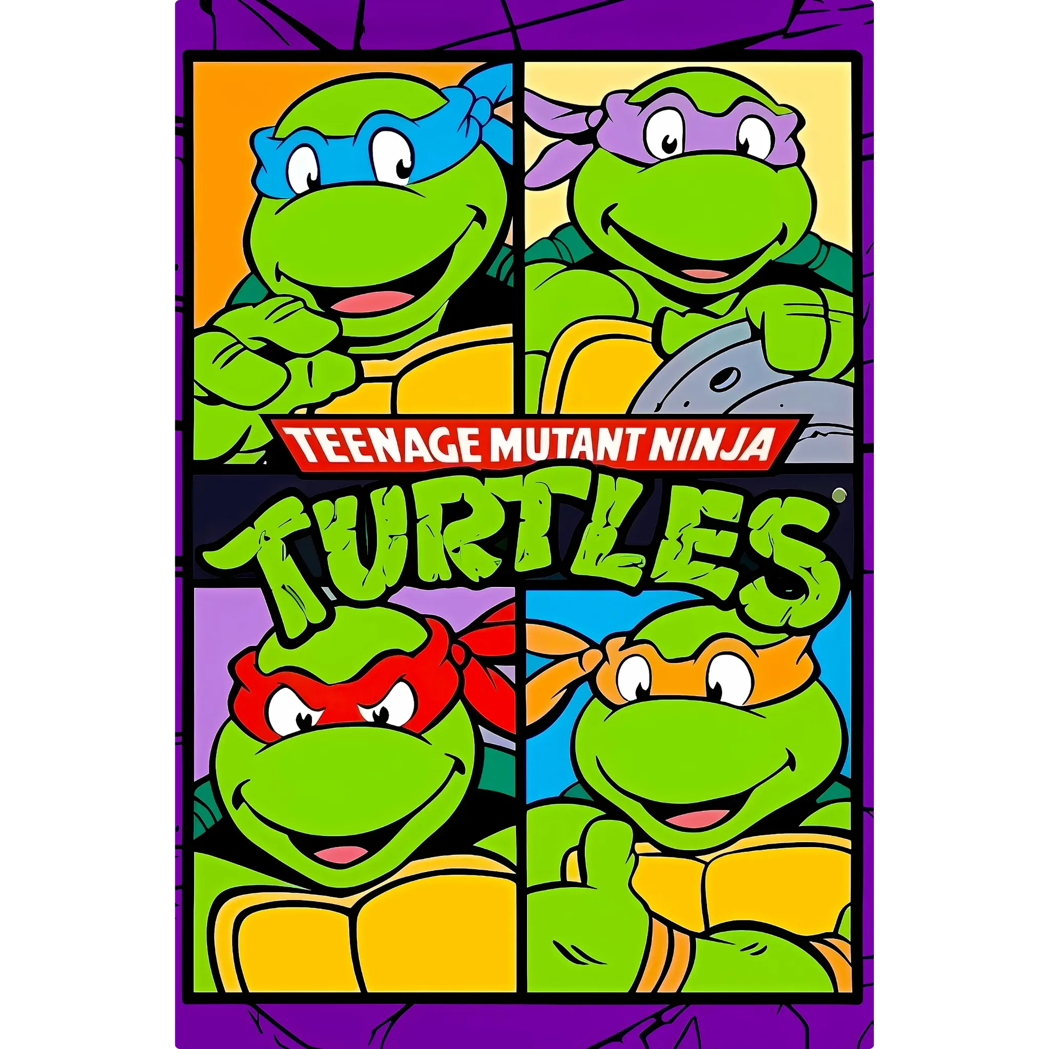 Tableau Tortues Ninja Portrait