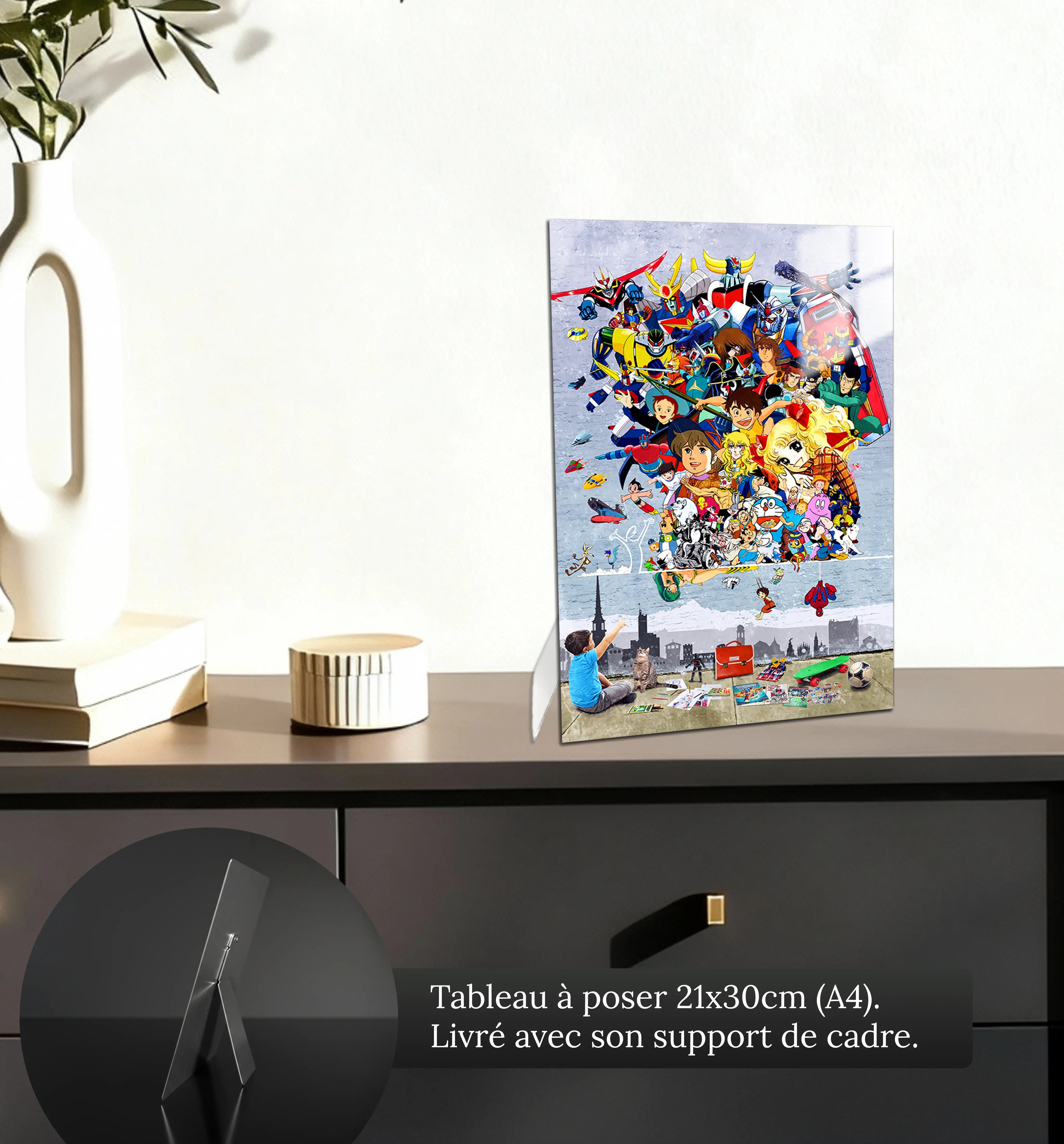 tableau-tous-les-heros-sur-le-mur-petit-format-a-poser-sur-meuble | DreamWay