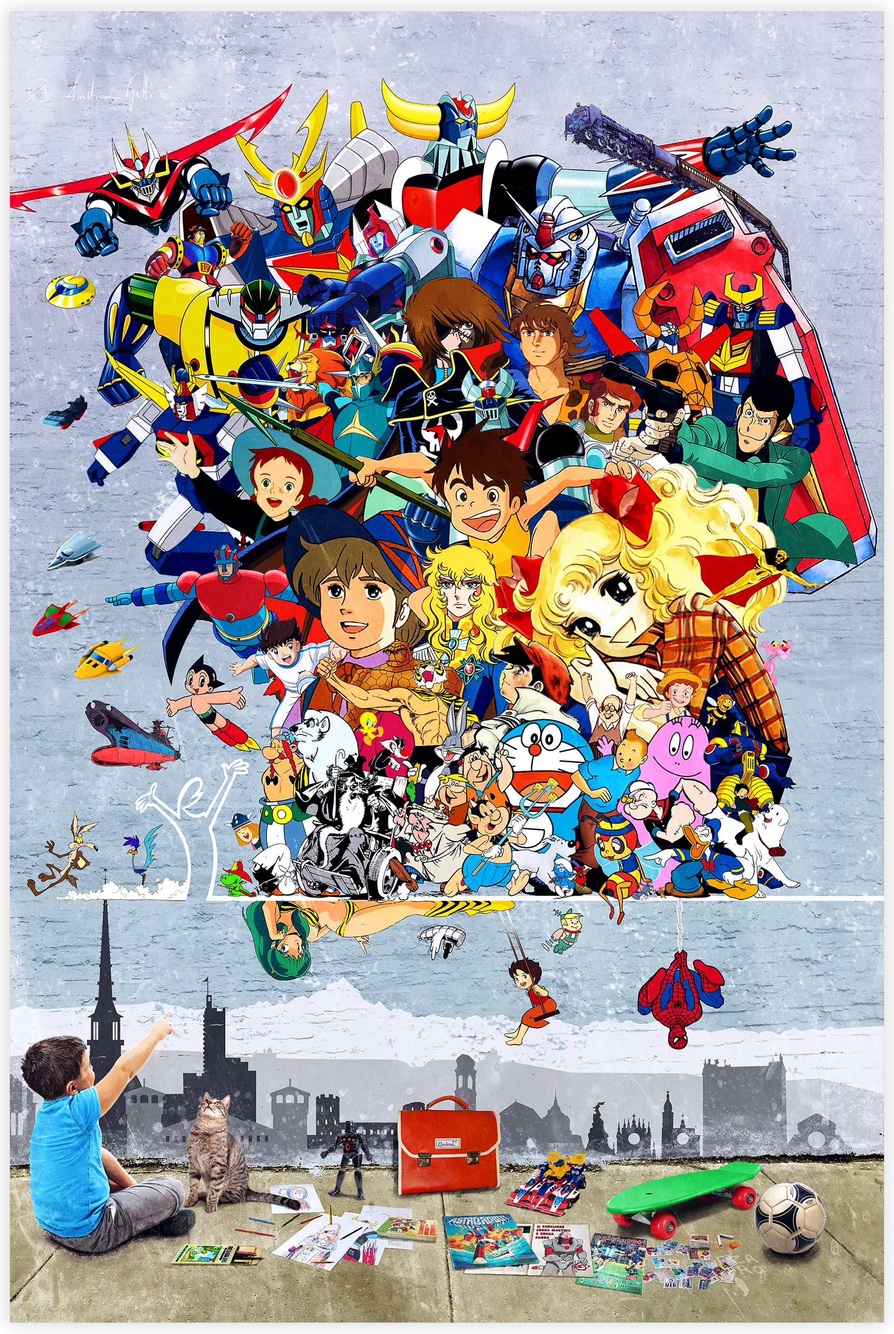 tableau-tous-les-heros-sur-le-mur | DreamWay