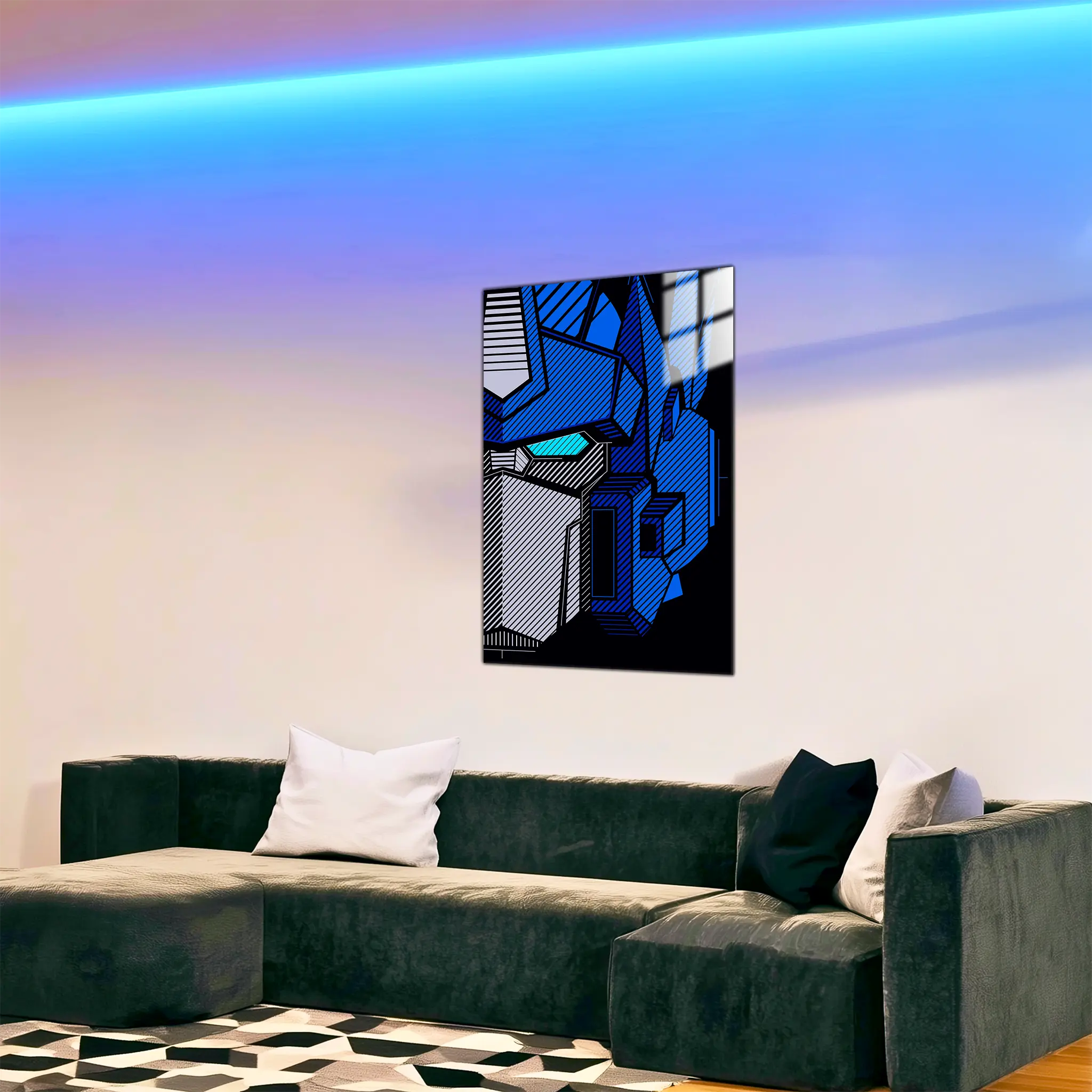 tableau-transformers-optimus-prime-dans-le-salon | DreamWay