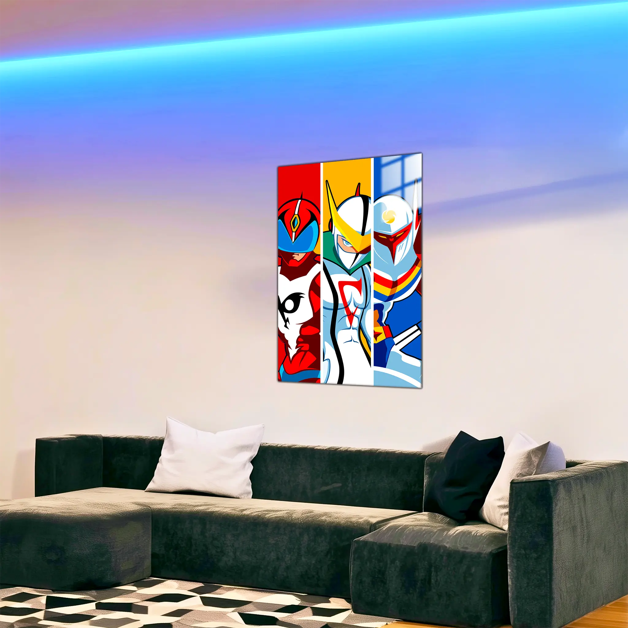 tableau-trio-tatsunoko-dans-le-salon | DreamWay