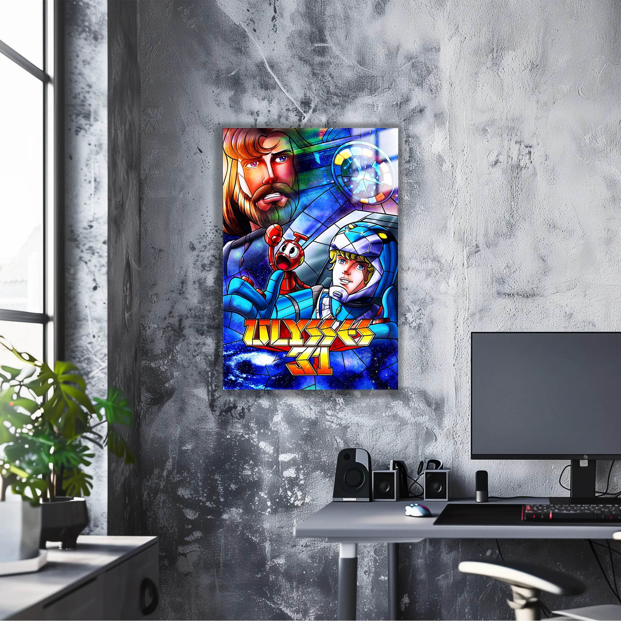 Tableau Ulysse 31 Vitrail