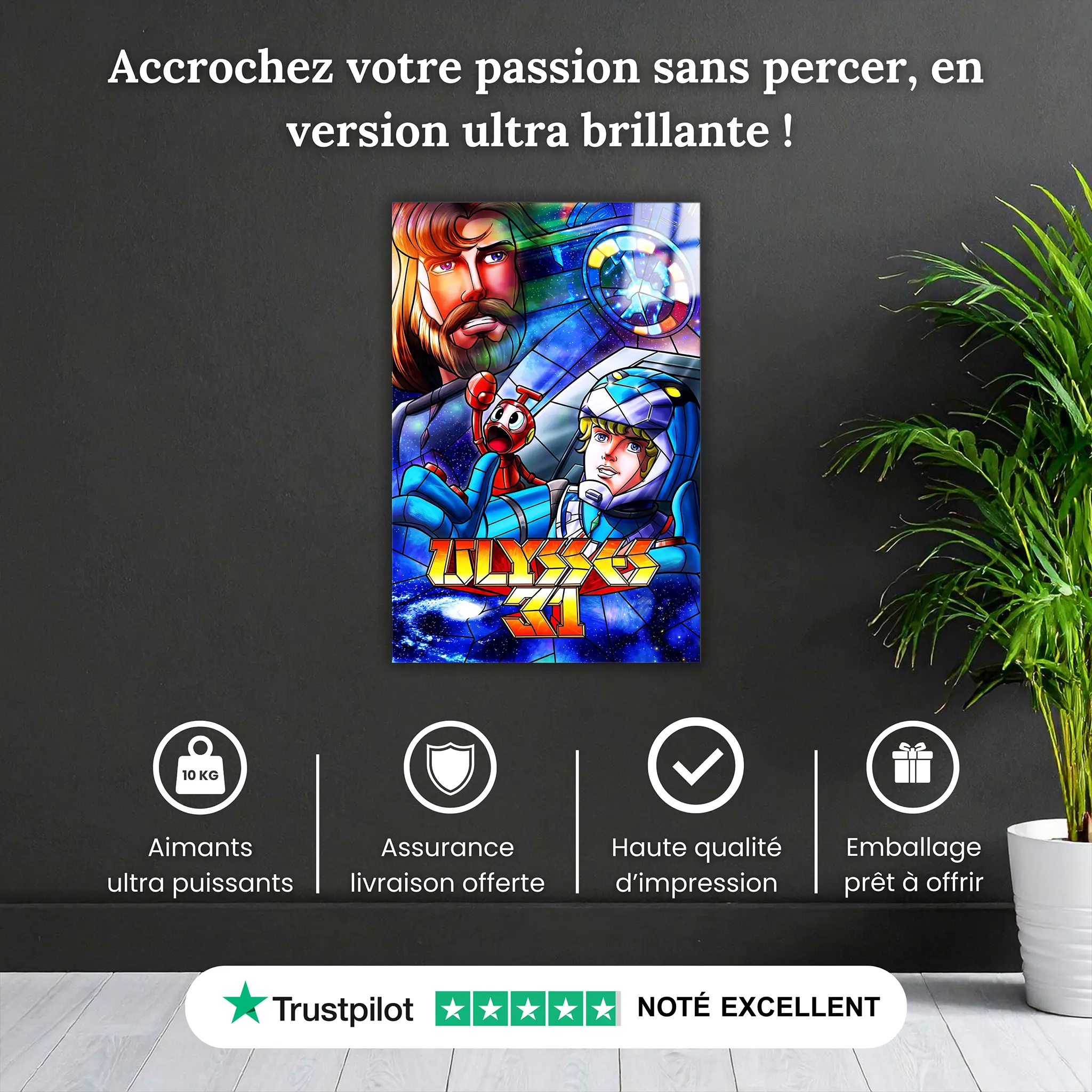 Tableau Ulysse 31 Vitrail