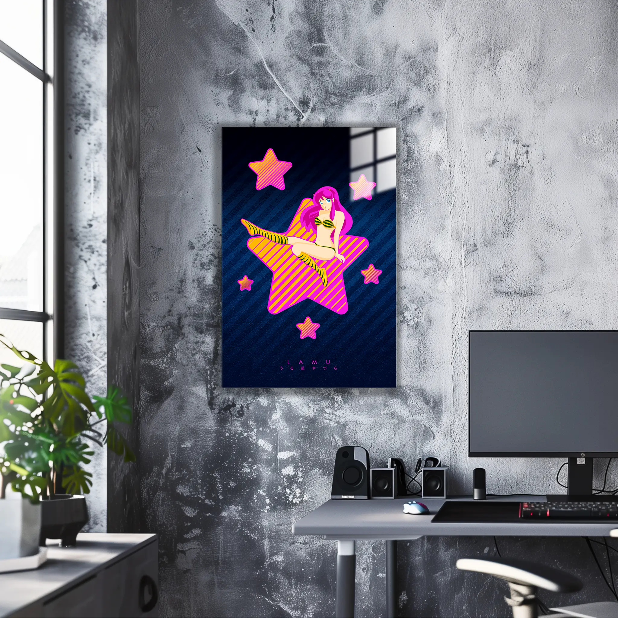 tableau-uruseiyatsura-lamu-dans-le-bureau | DreamWay