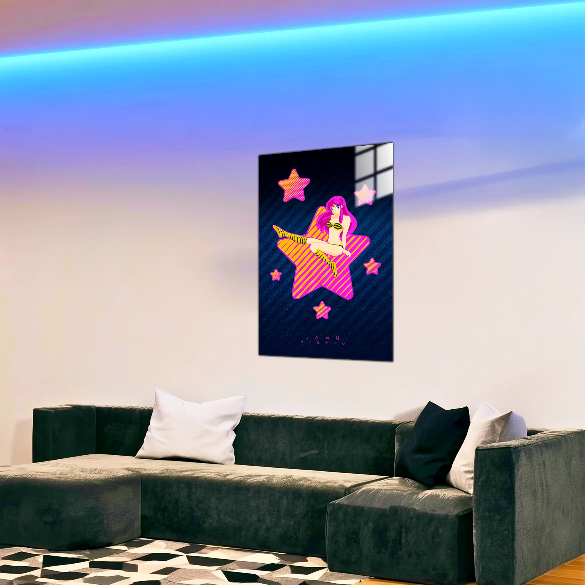 tableau-uruseiyatsura-lamu-dans-le-salon | DreamWay